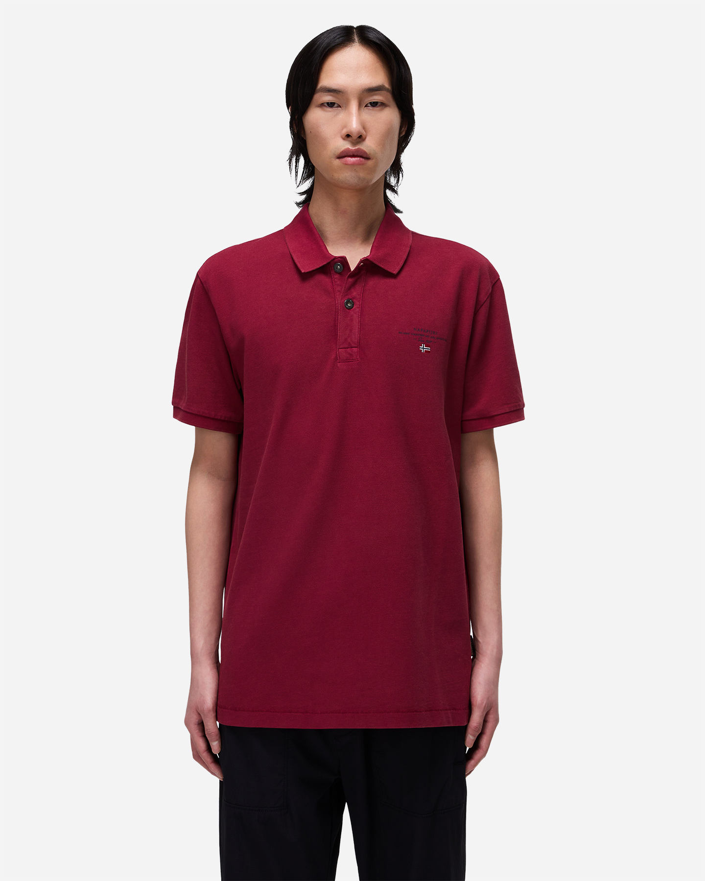 Polo NAPAPIJRI ELBAS 4 M - Marrone - 2 | Cisalfa Sport