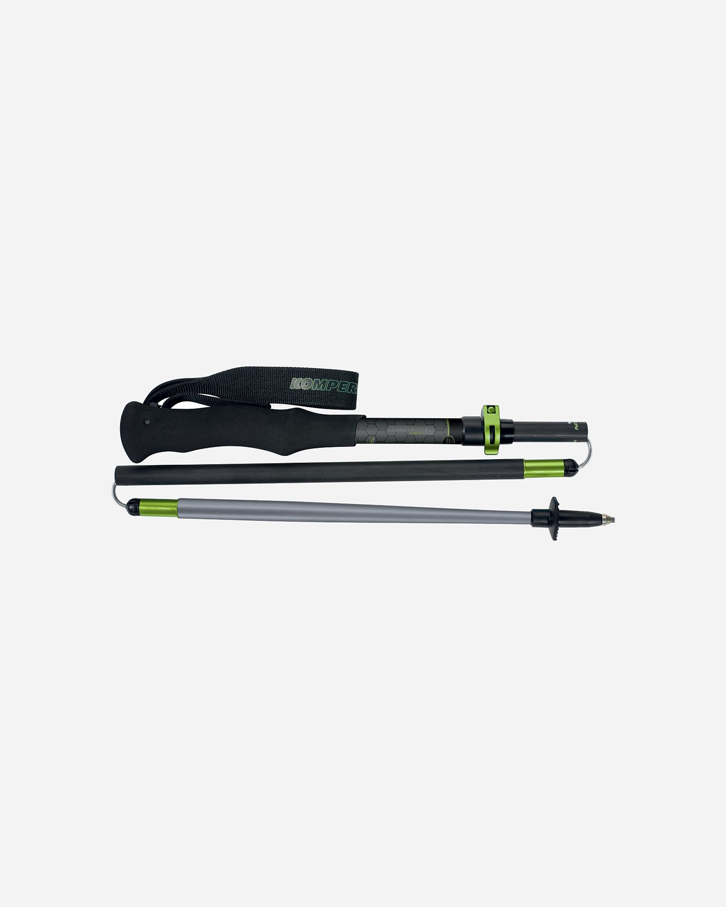 Bastoncini trekking KOMPERDELL TRAILSTICK CARBON C4 VARIO ROCK - Nero - 1 | Cisalfa Sport