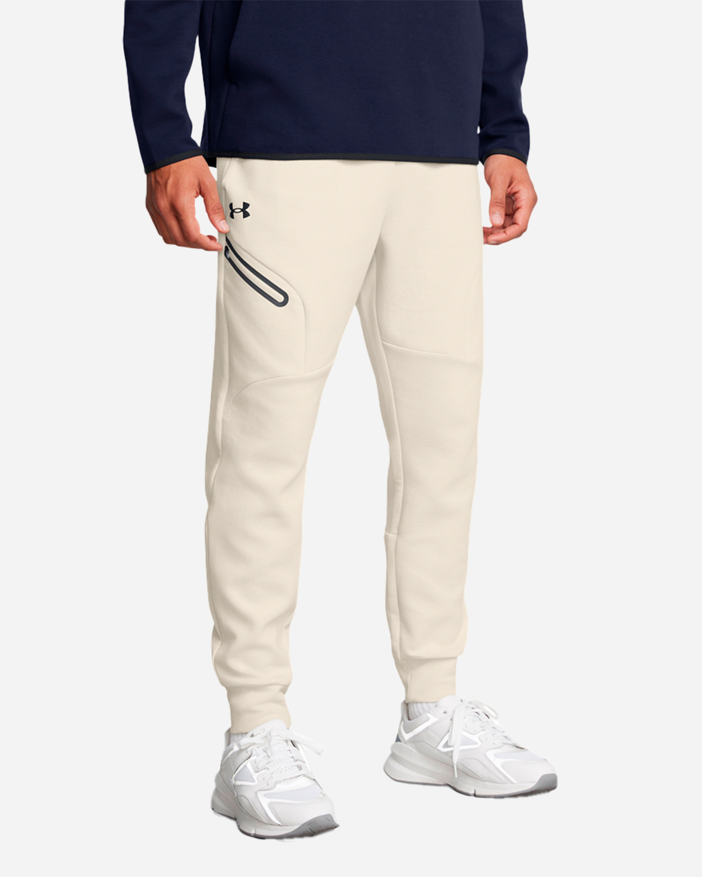 Pantalone UNDER ARMOUR UNSTOPPABLE M - Bianco - 2 | Cisalfa Sport