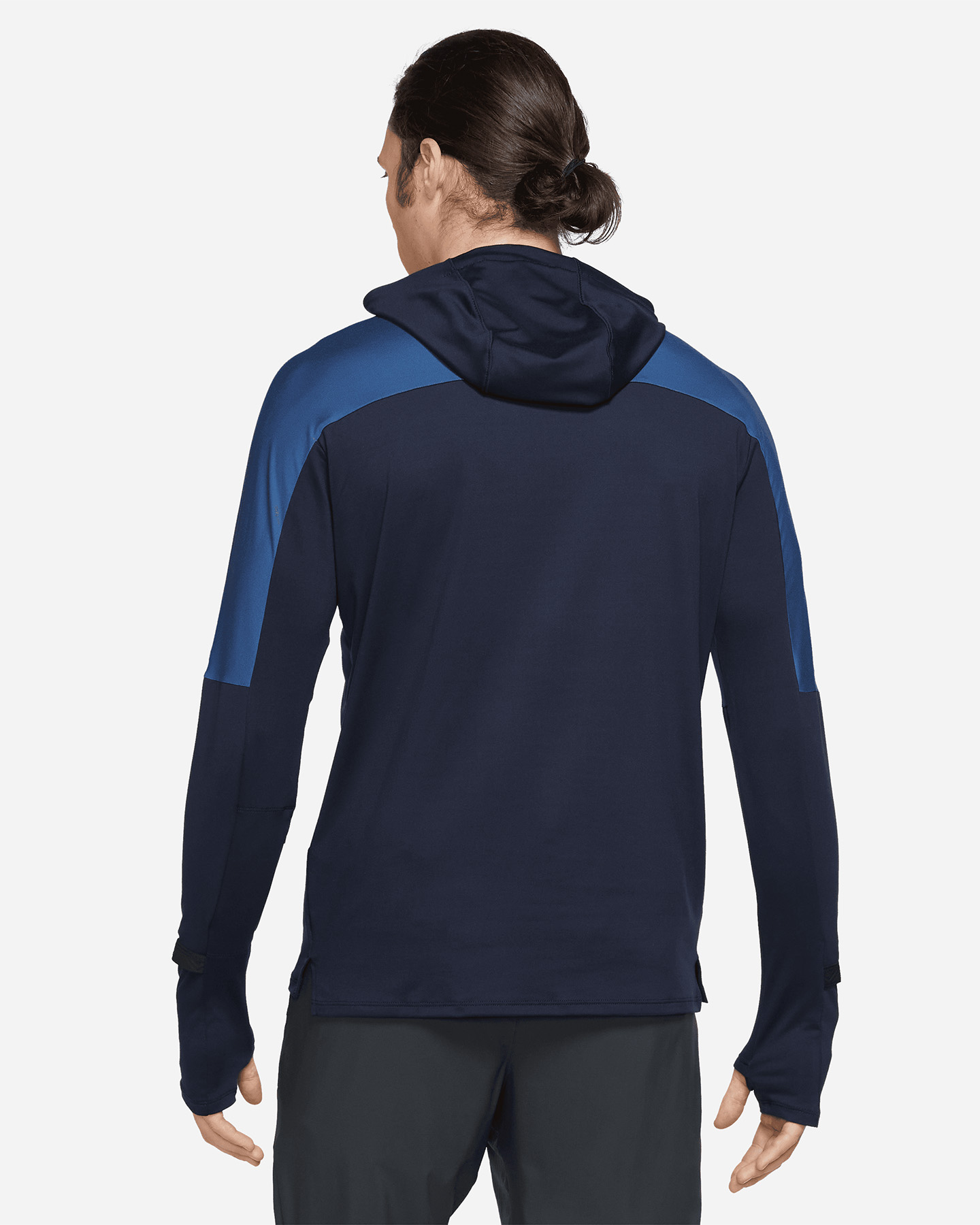 Maglia running NIKE DRI FIT TRAIL HOOD GPX TRAIL RUN M - Blu - 1 | Cisalfa Sport