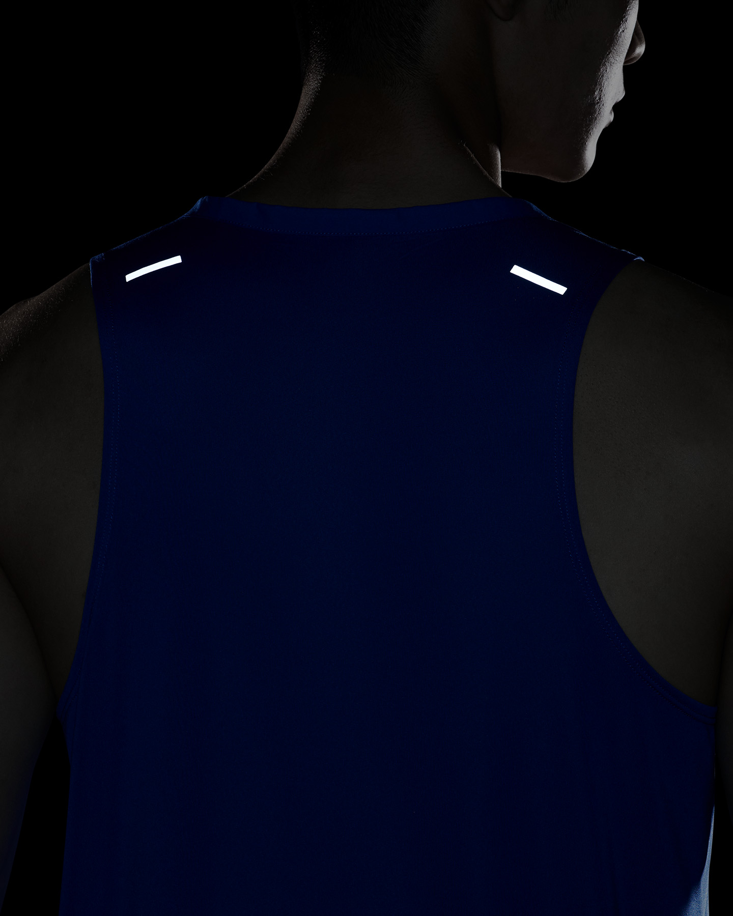 Canotta running NIKE DRI FIT RISE365 M - Blu - 6 | Cisalfa Sport