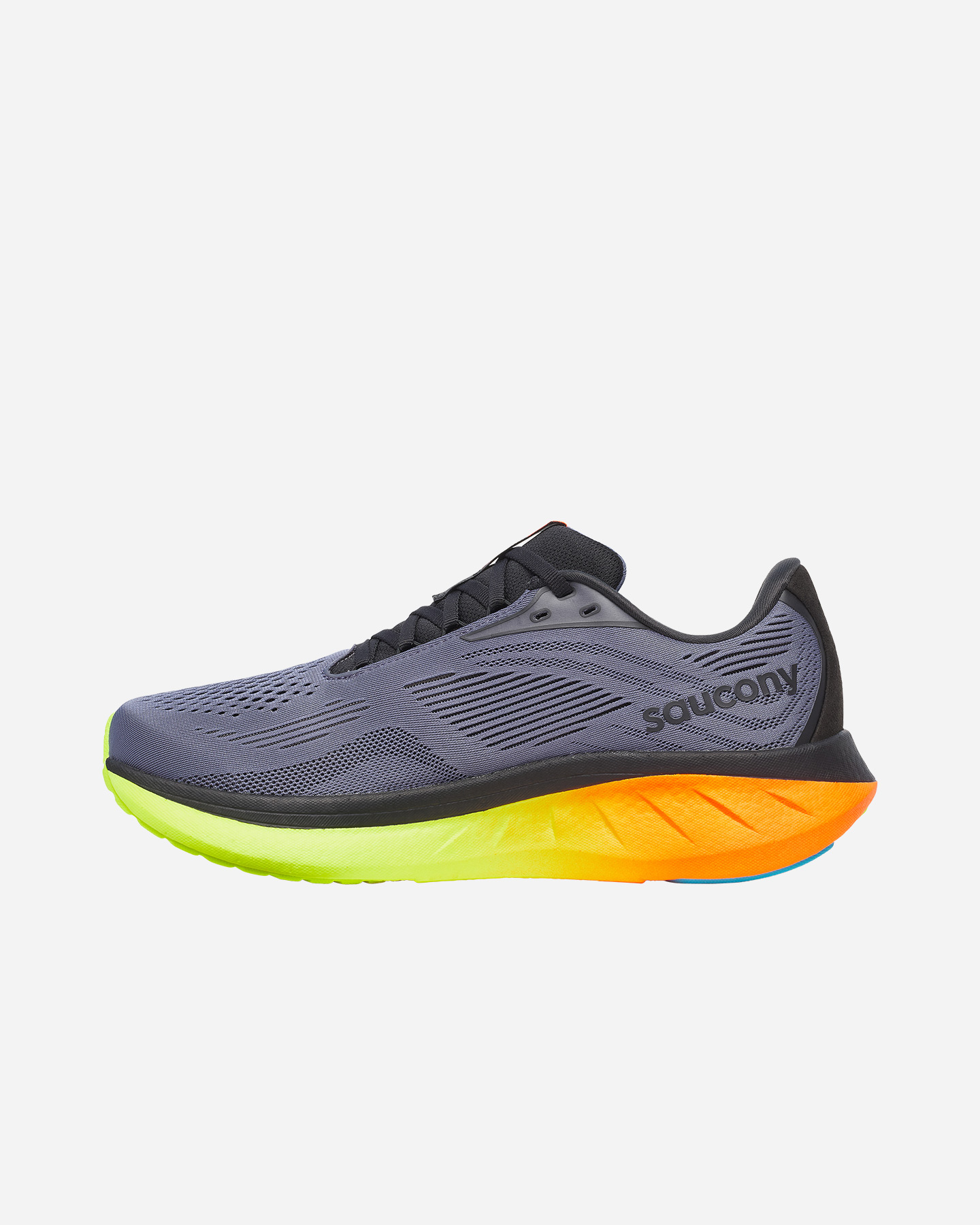 Scarpe running SAUCONY RIDE 18 M - Grigio - 5 | Cisalfa Sport