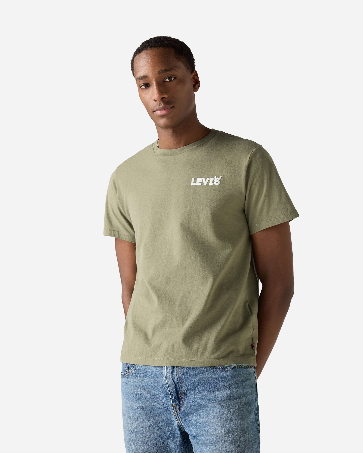 T-shirt LEVI'S LOGO SUEDE M - Verde - 3 | Cisalfa Sport