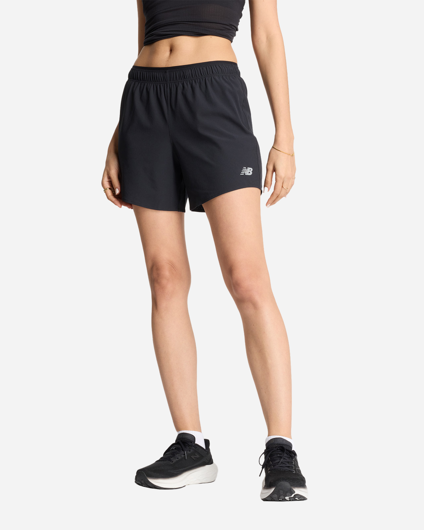 Short running NEW BALANCE SEAMLESS 5 W  - Nero - 0 | Cisalfa Sport