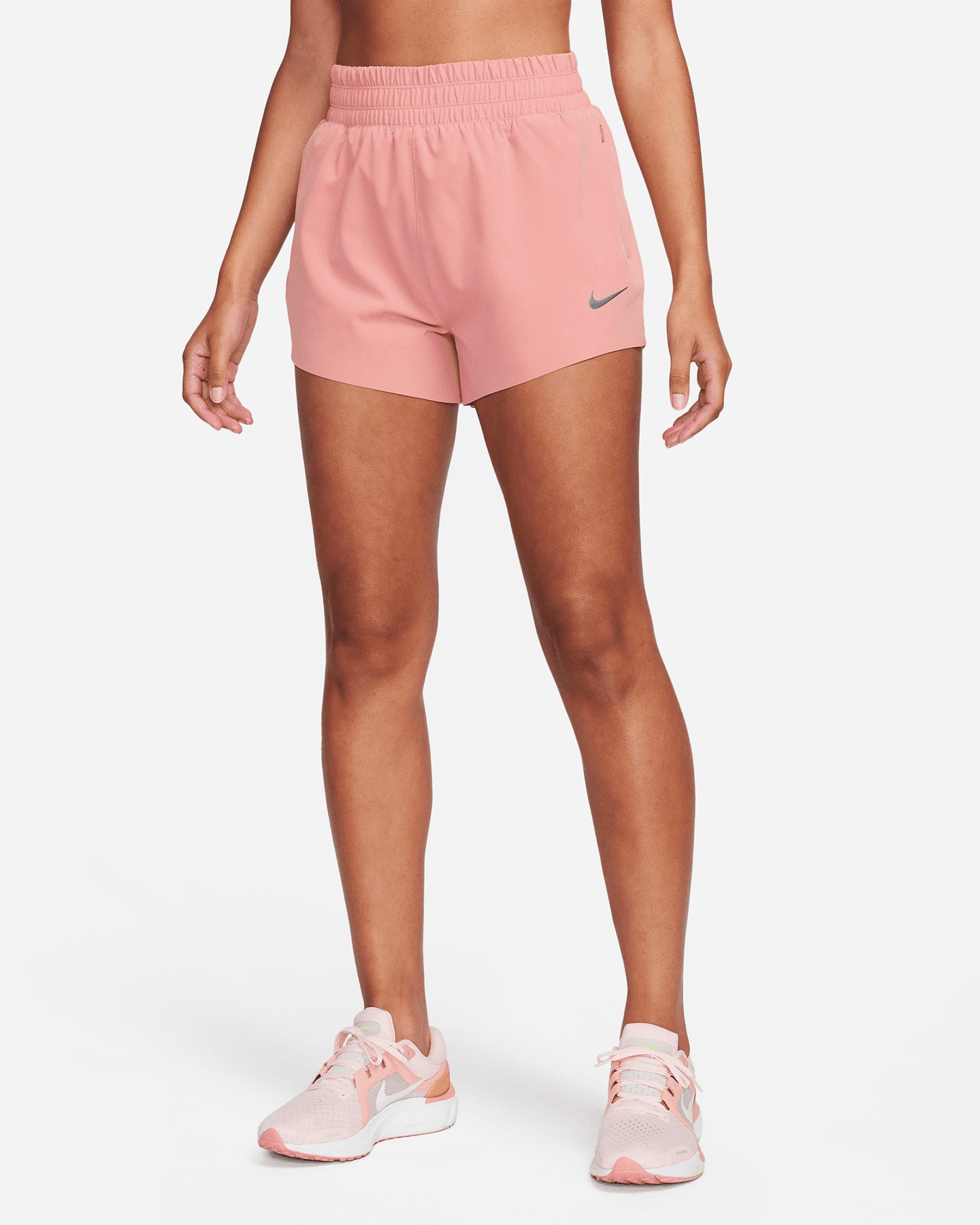 Short running NIKE RUN DVN DRI FIT 3IN W - Rosso - 0 | Cisalfa Sport