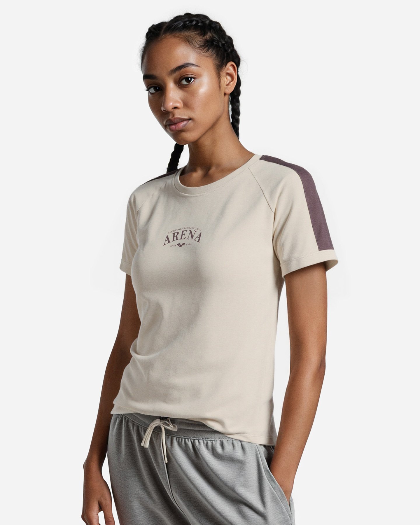 T-shirt ARENA ATHLETIC ESSENTIAL W - Bianco - 3 | Cisalfa Sport