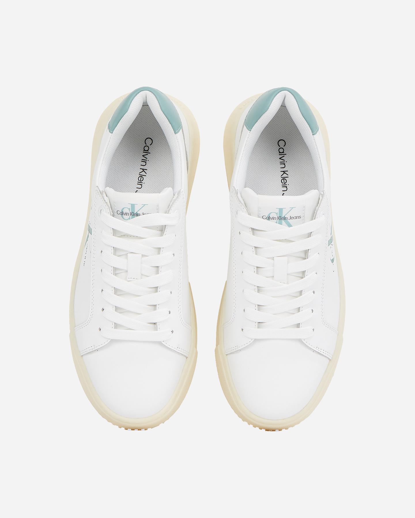 Scarpe sneakers CALVIN KLEIN JEANS CHUNKY CUPSOLE MONO W - Bianco - 2 | Cisalfa Sport