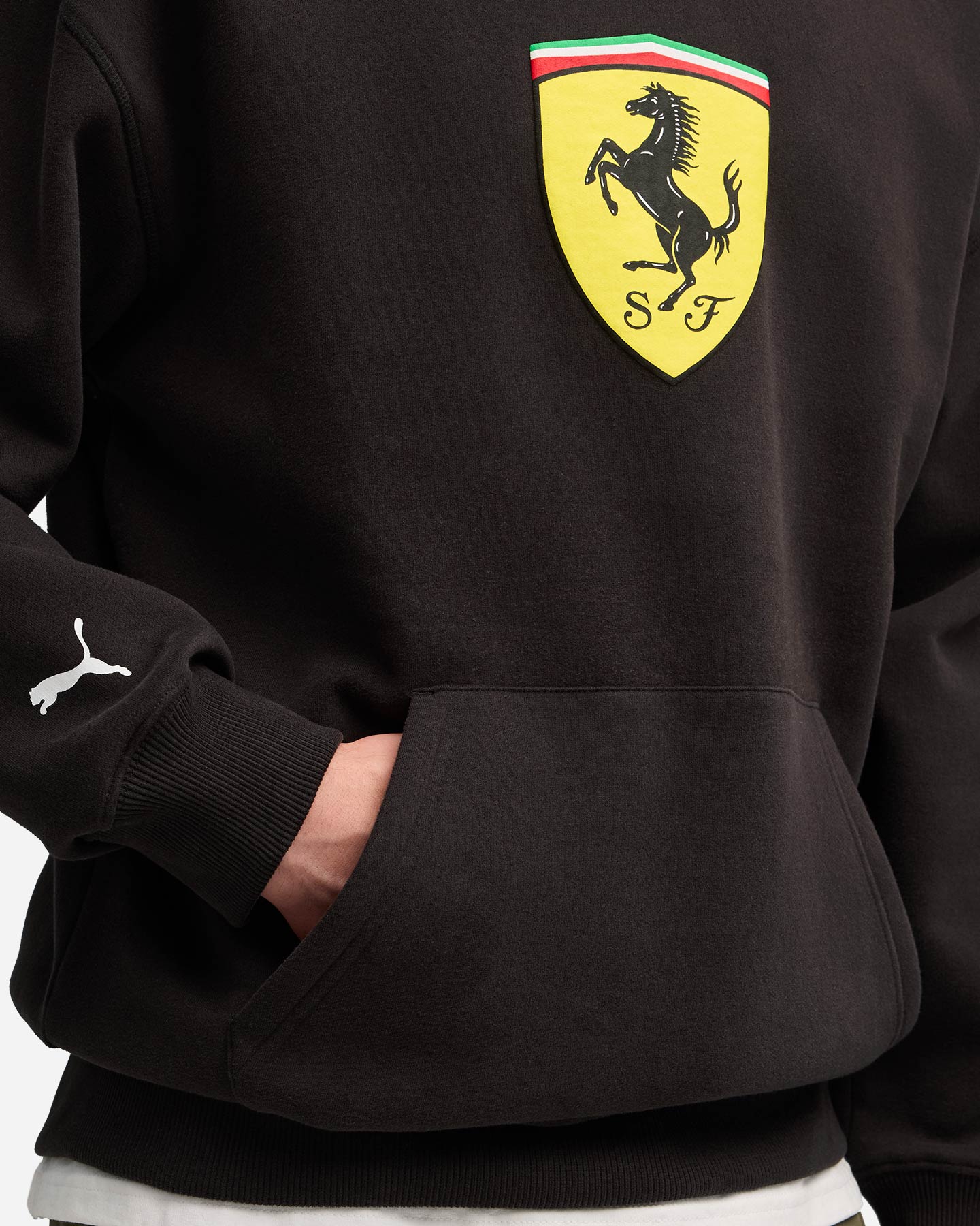 Felpa PUMA FERRARI SPORTSWEAR M - Nero - 5 | Cisalfa Sport