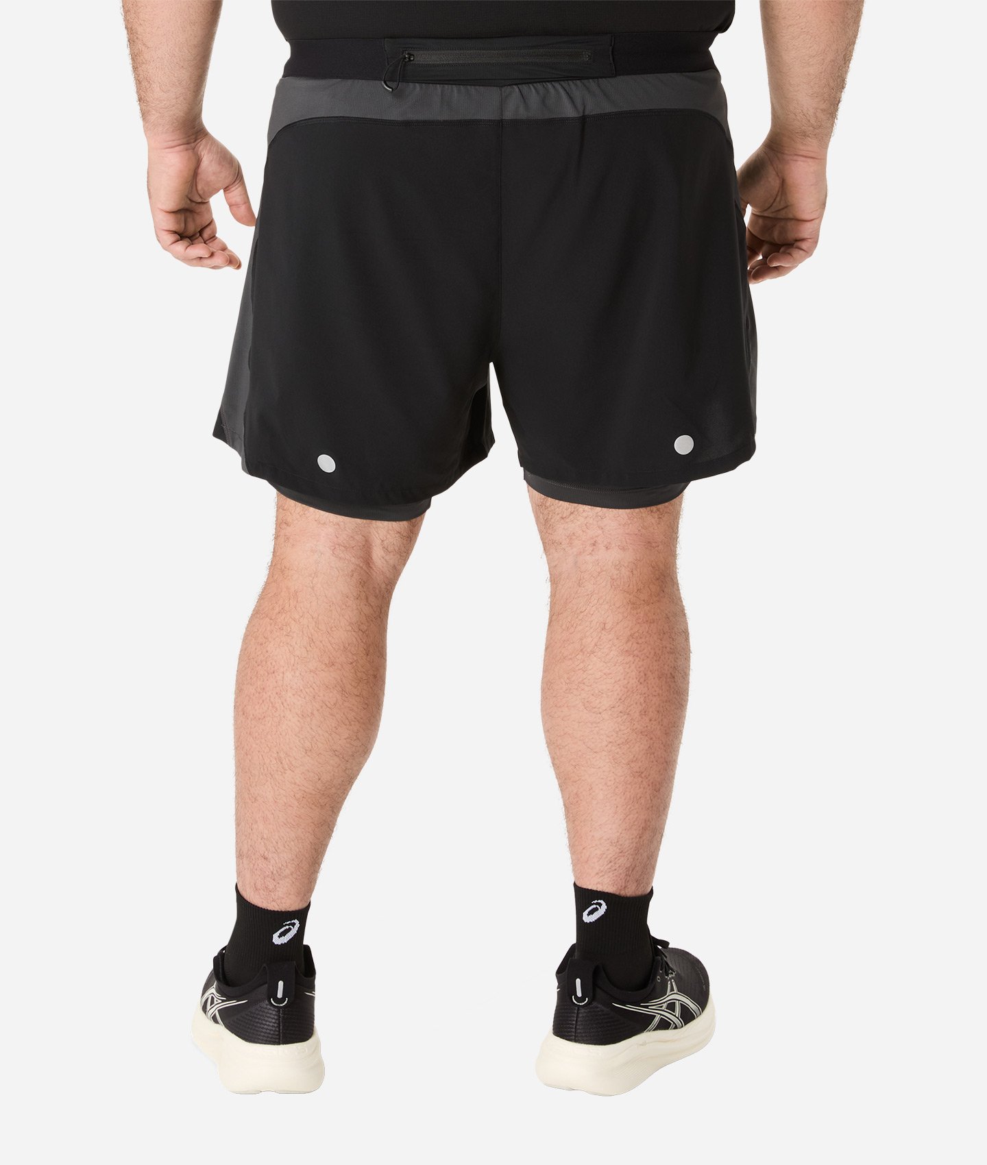 Short running ASICS ROAD 2IN1 5IN M - Nero - 1 | Cisalfa Sport