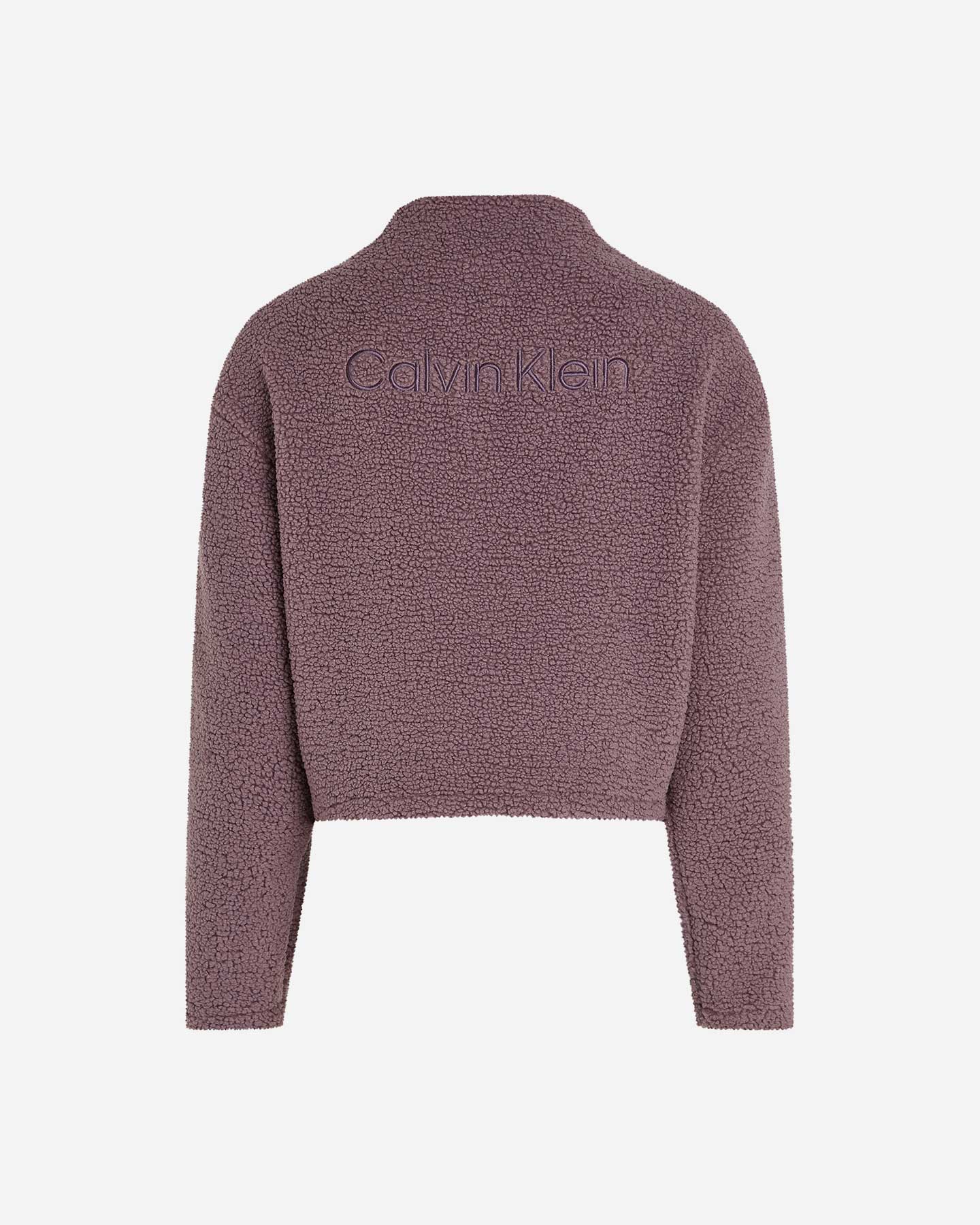 Felpa CALVIN KLEIN SPORT ZIP BEAR W - Viola - 1 | Cisalfa Sport