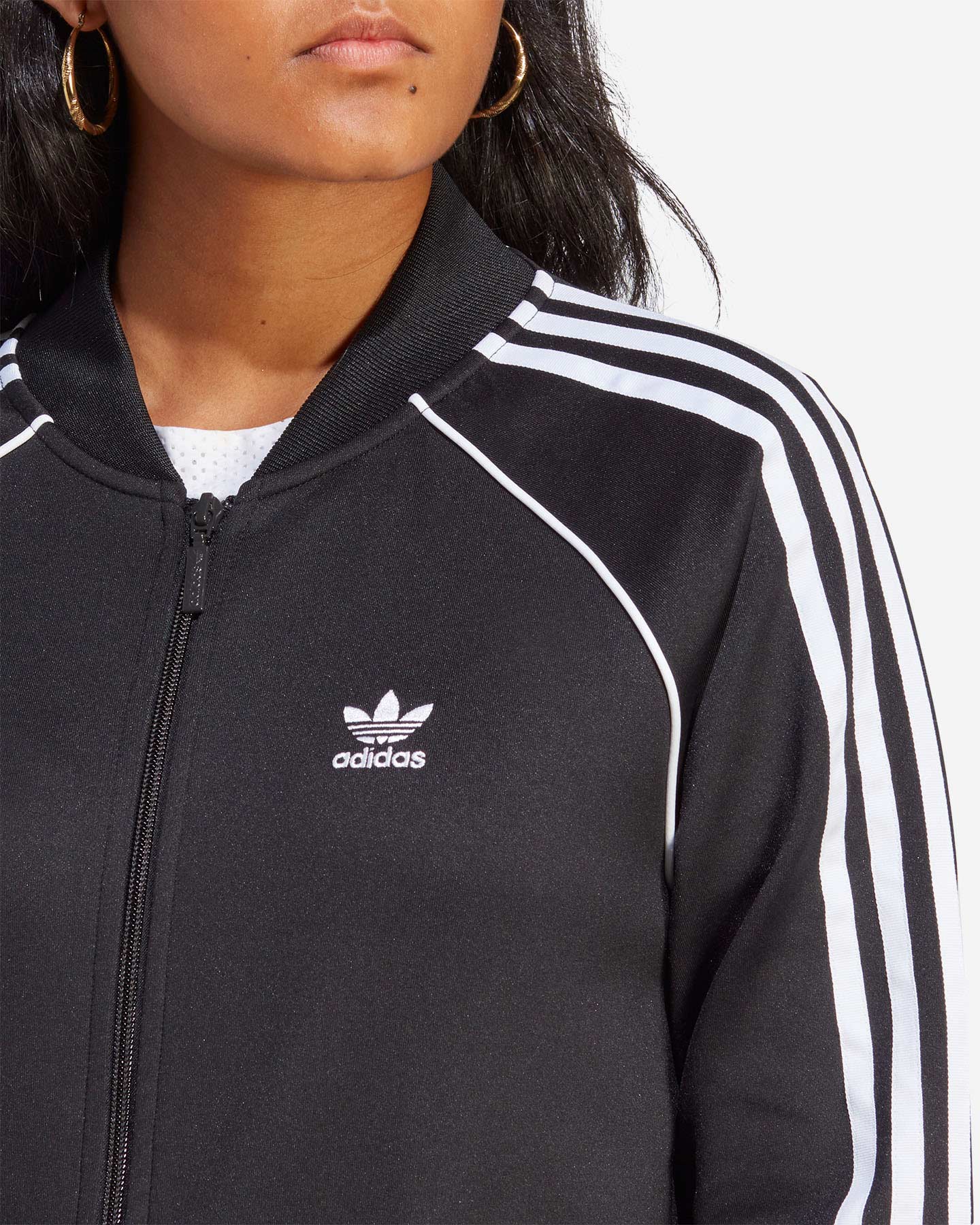 Felpa ADIDAS 3STRIPES W - Nero - 3 | Cisalfa Sport