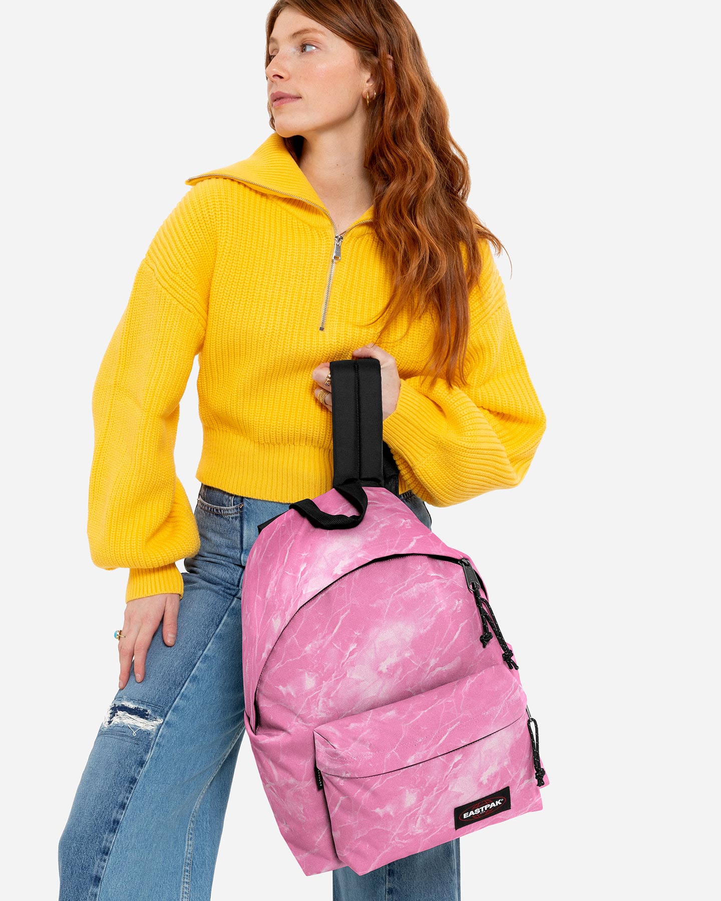 Zaino EASTPAK PADDED PAK'R MARBLED  - Rosa - 4 | Cisalfa Sport