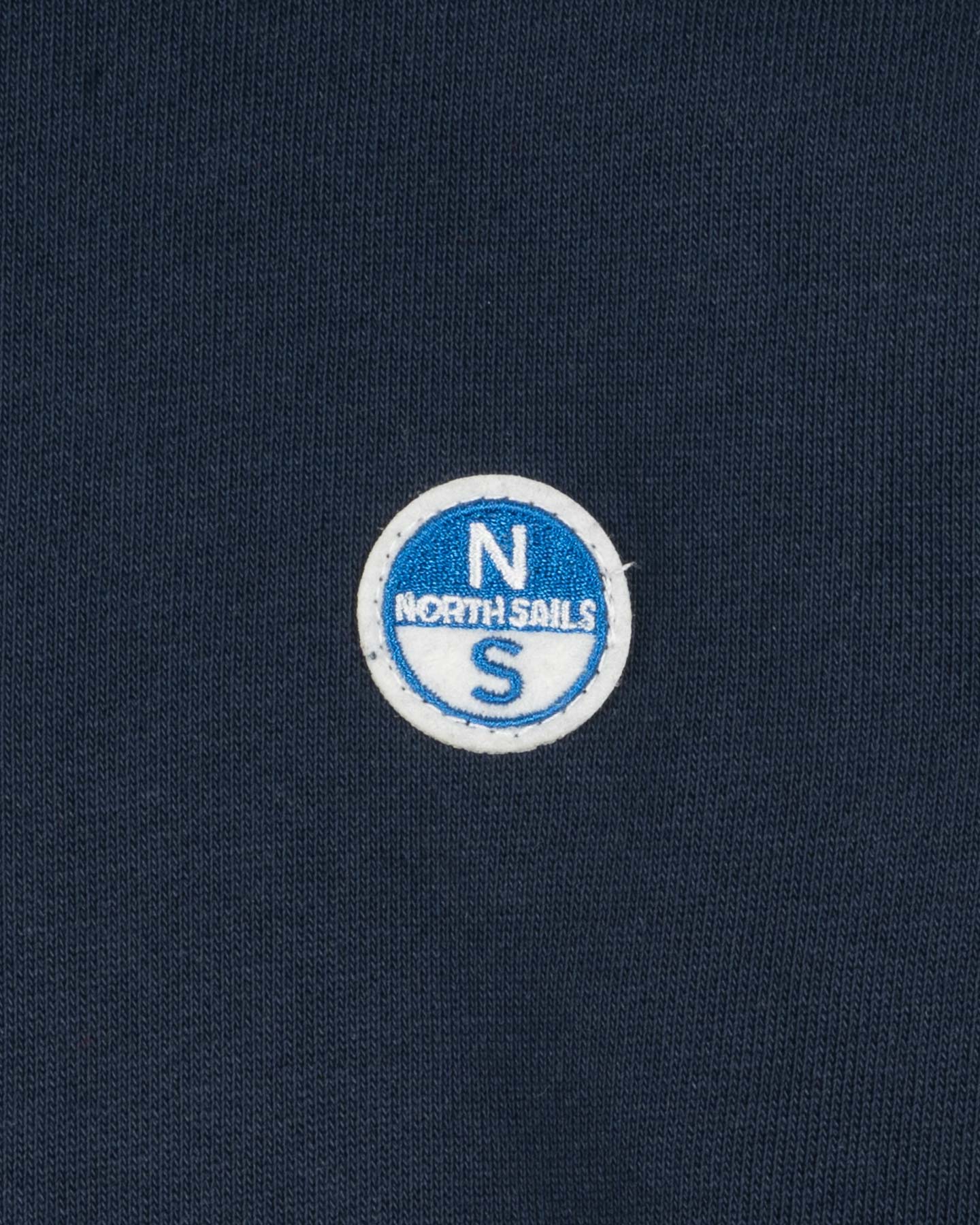 Felpa NORTH SAILS SMALL LOGO JR - Blu - 2 | Cisalfa Sport