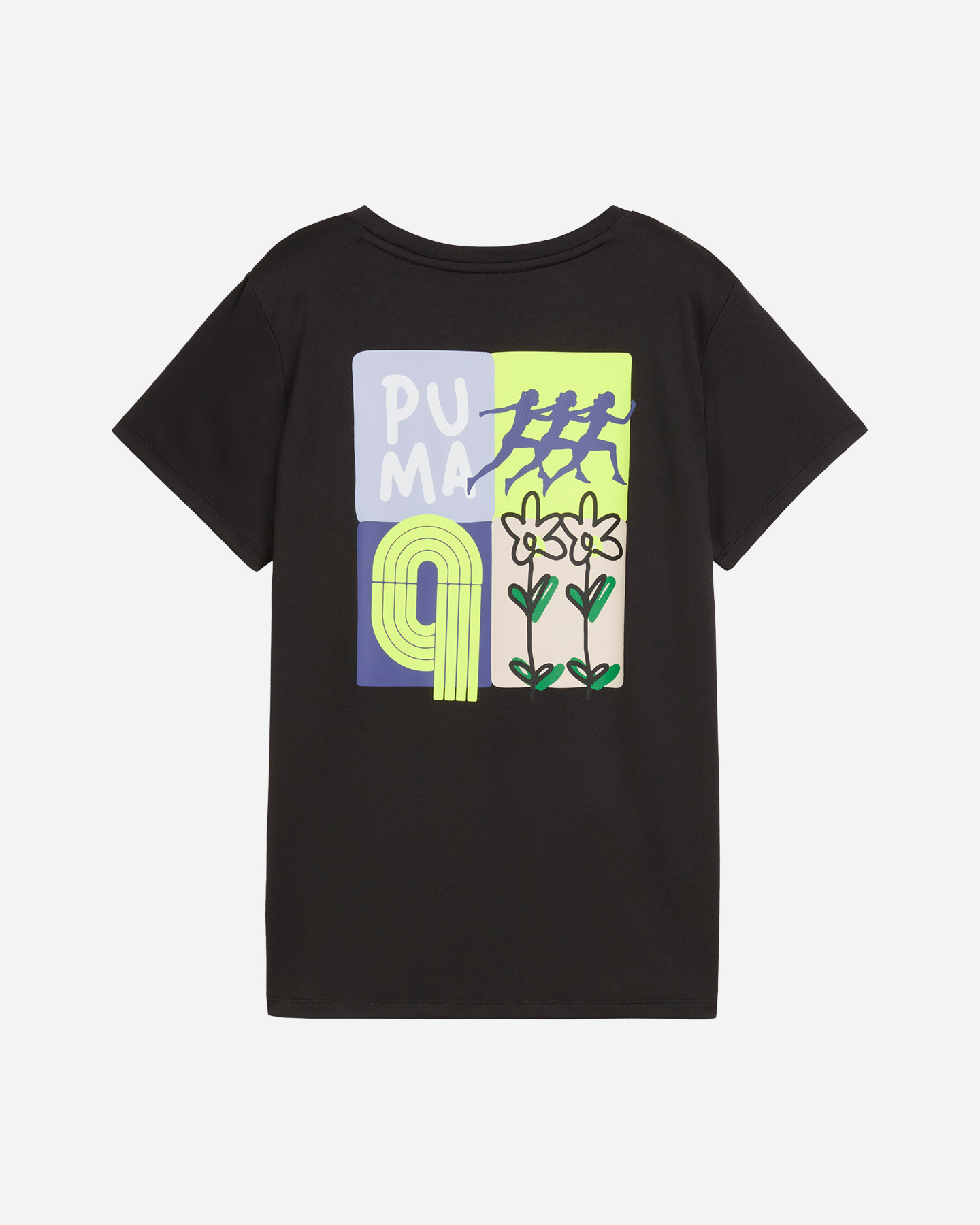 T-shirt running PUMA GRAPHIC W - Nero - 1 | Cisalfa Sport