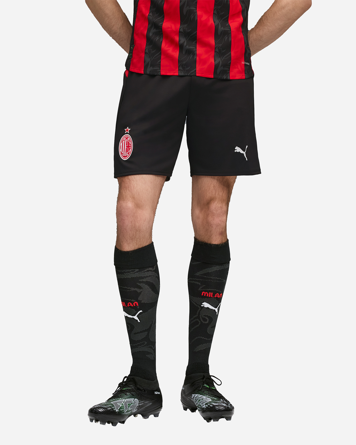Pantaloncini calcio ufficiali PUMA MILAN HOME 25-26 M - Nero - 2 | Cisalfa Sport