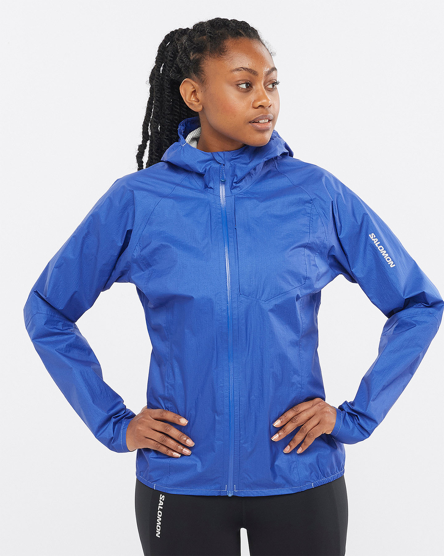 Giacca running SALOMON BONATTI W - Blu - 2 | Cisalfa Sport