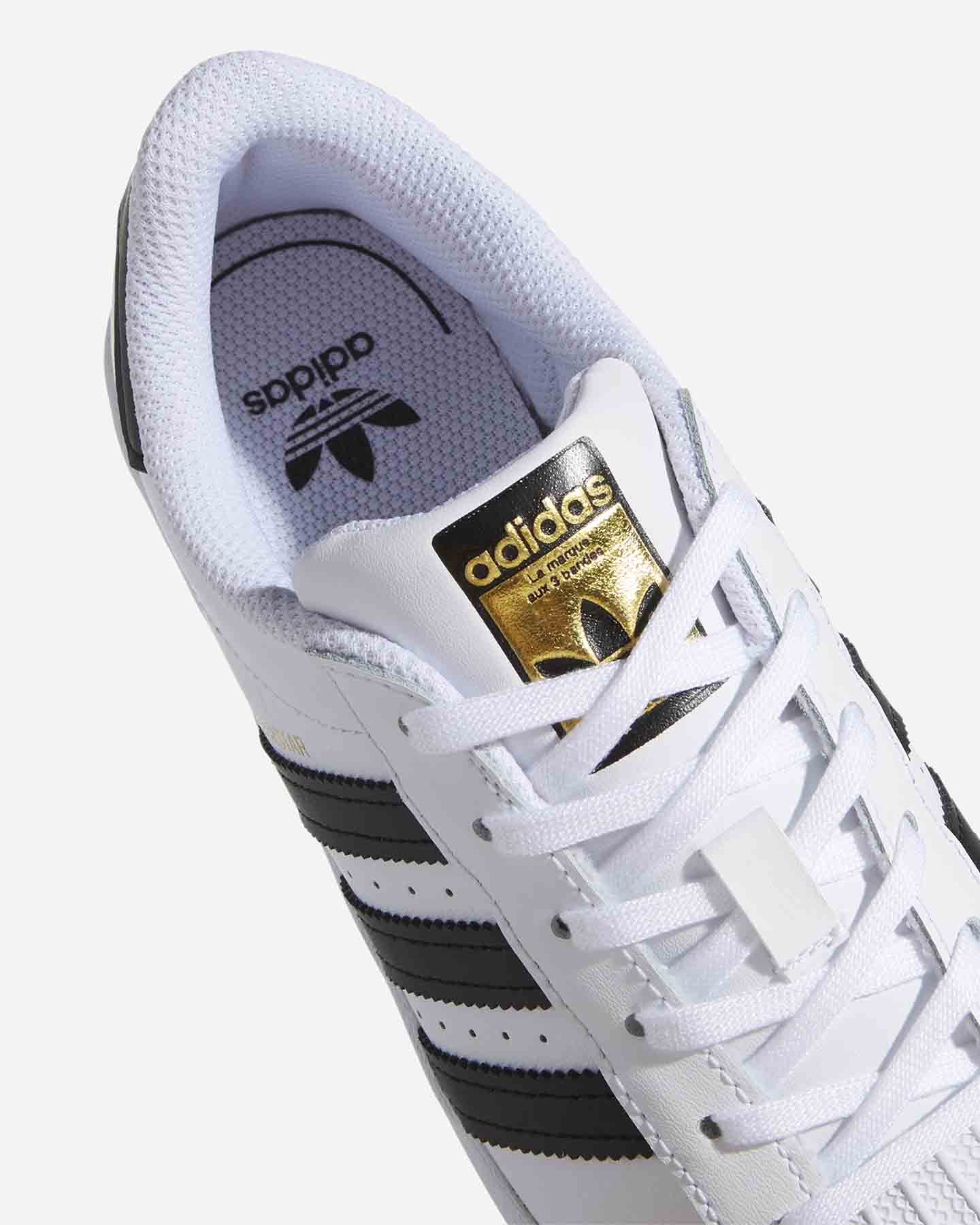 Scarpe sneakers ADIDAS SUPERSTAR C JR - Bianco - 3 | Cisalfa Sport