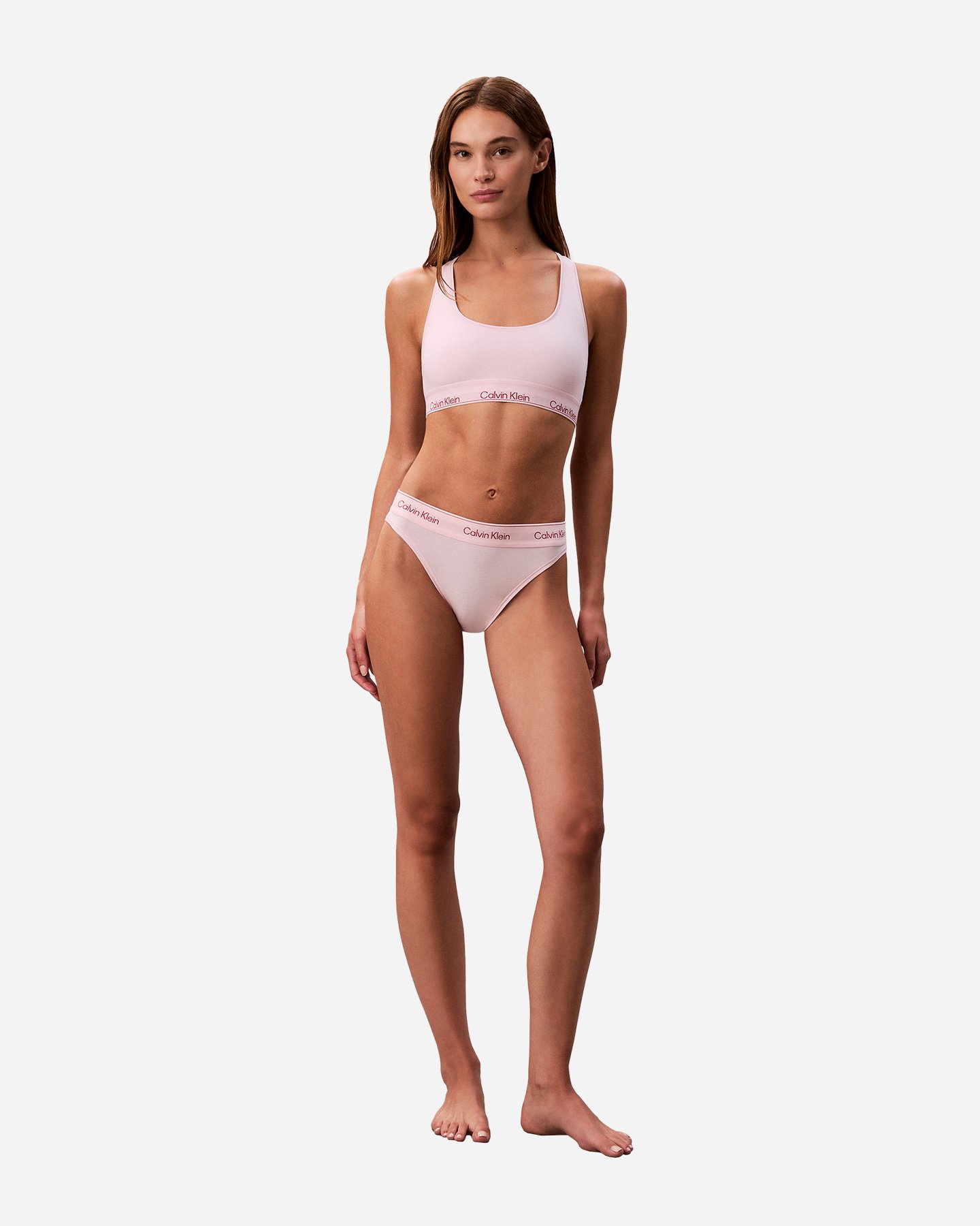Reggiseno CALVIN KLEIN UNDERWEAR BRALETTE UNLINED W - Rosa - 3 | Cisalfa Sport