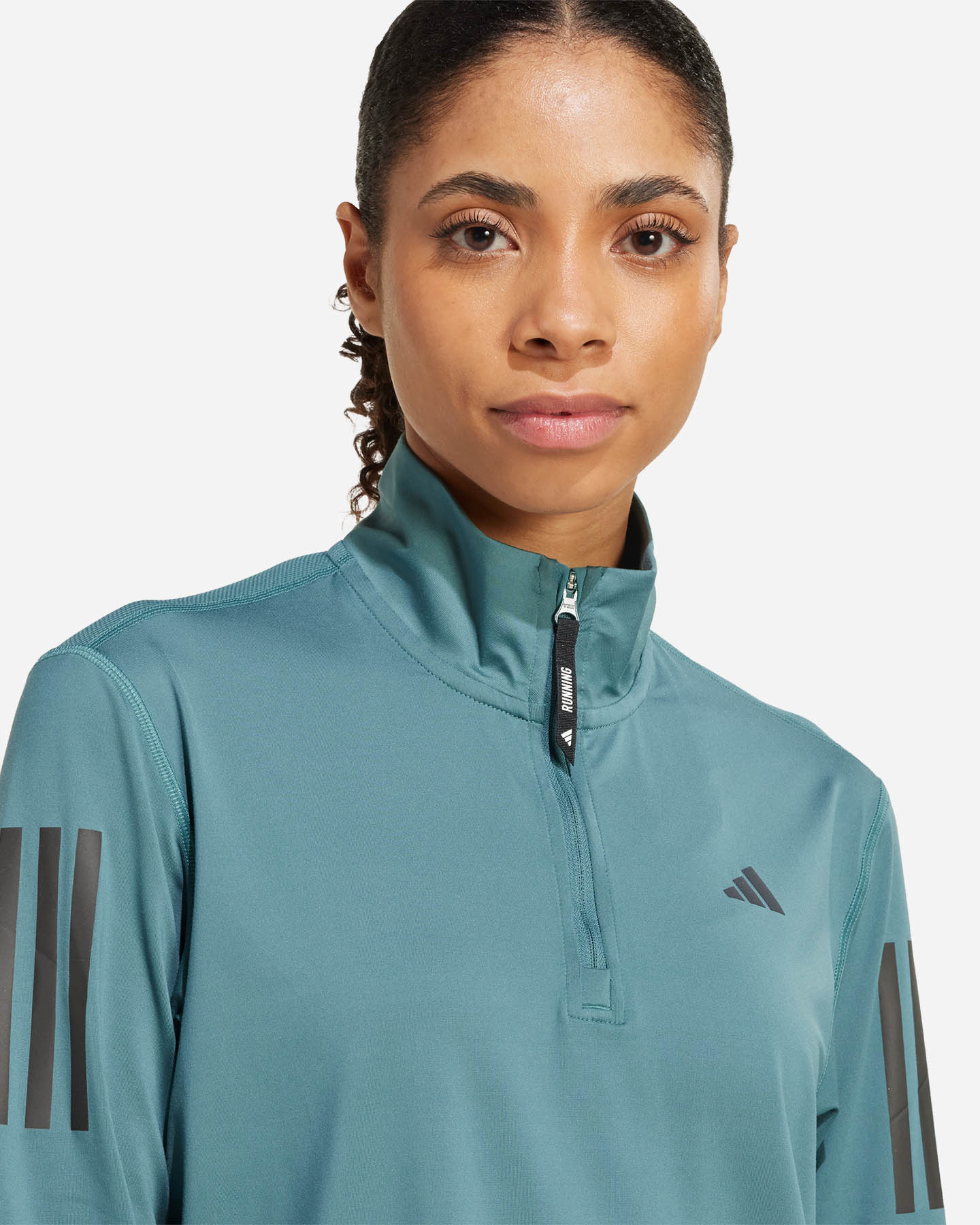 Maglia running ADIDAS OTR B W - Verde - 4 | Cisalfa Sport