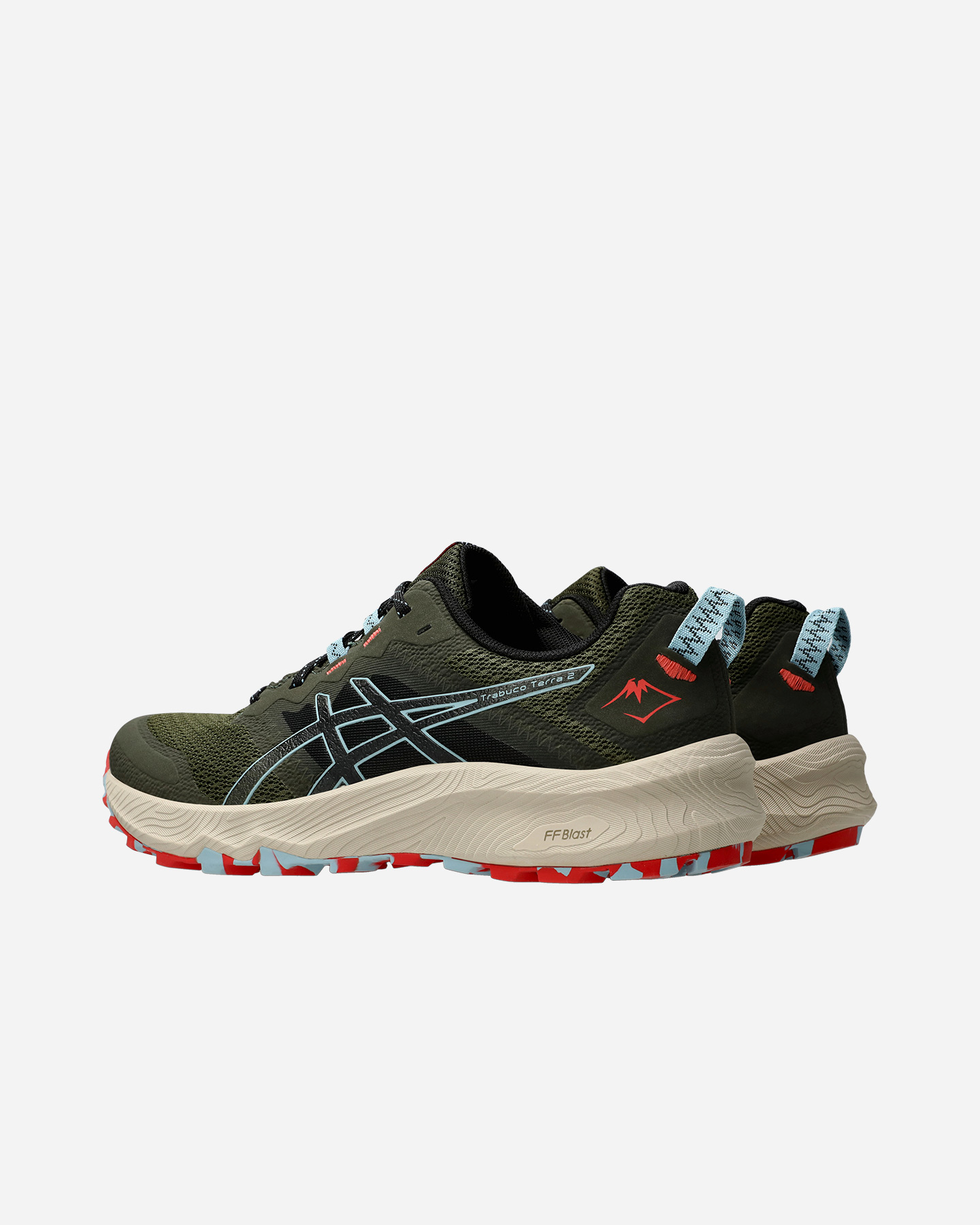 Scarpe trail ASICS TRABUCO TERRA 2 M - Verde - 4 | Cisalfa Sport