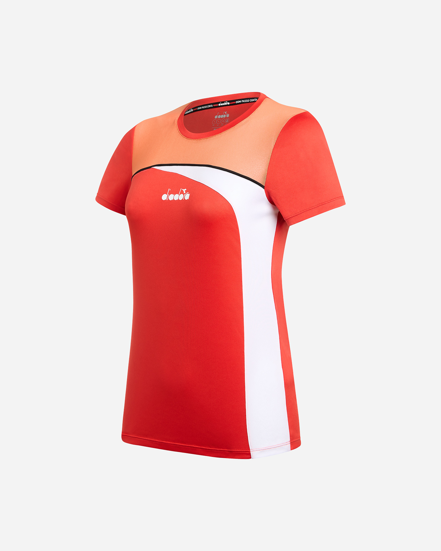 T-shirt tennis DIADORA SPORT W - Rosso - 0 | Cisalfa Sport