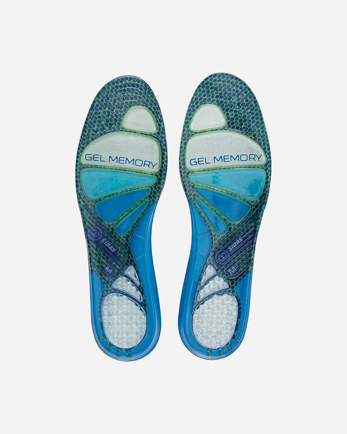 Soletta SIDAS CUSHIONING GEL MEMORY - Nero - 1 | Cisalfa Sport