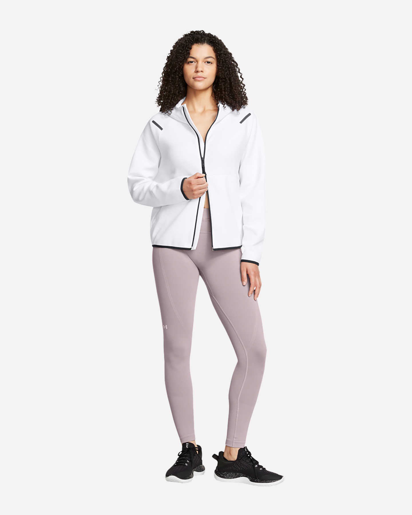 Felpa UNDER ARMOUR UNSTOP W - Bianco - 2 | Cisalfa Sport