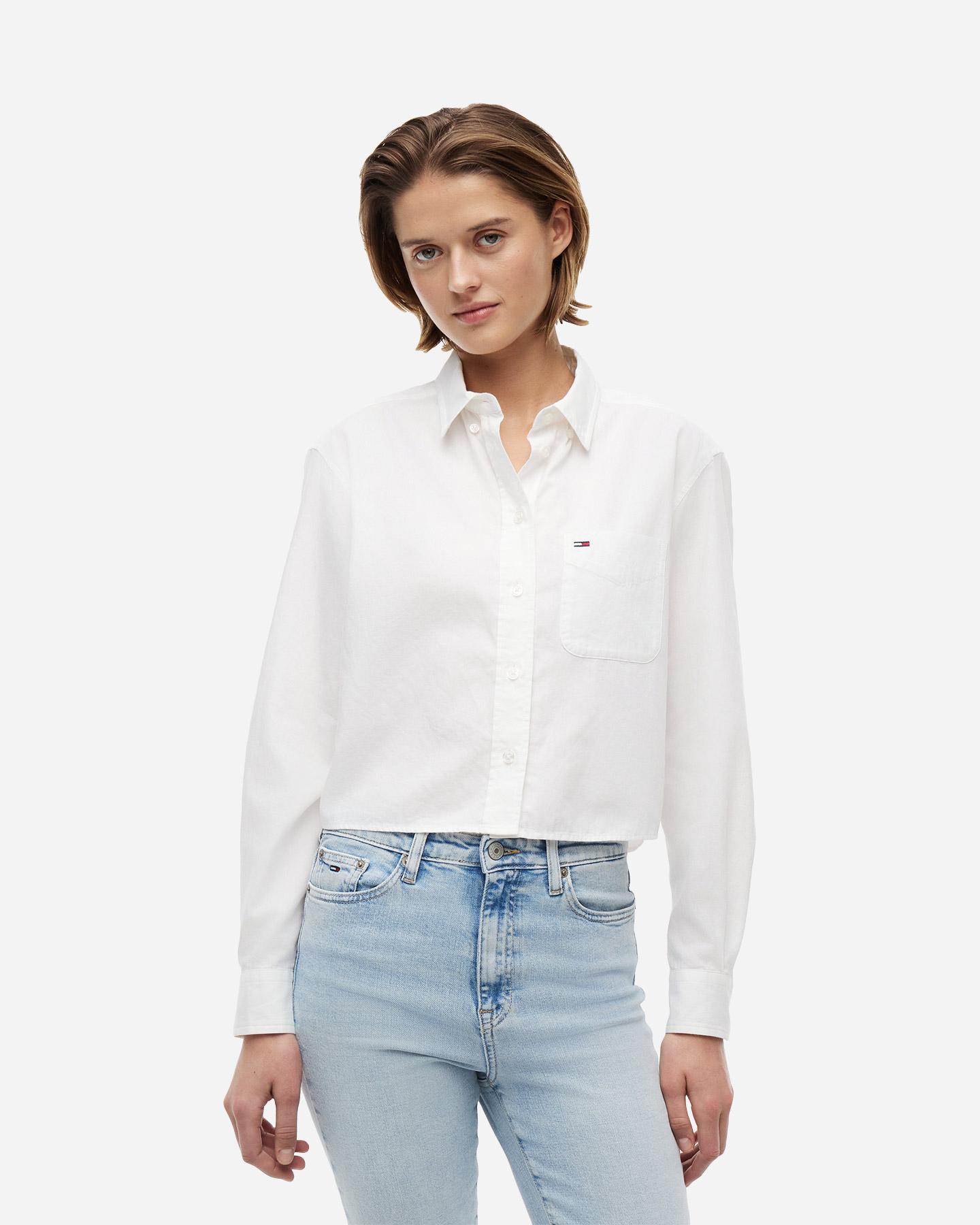 Camicia TOMMY HILFIGER CROP W - Bianco - 1 | Cisalfa Sport