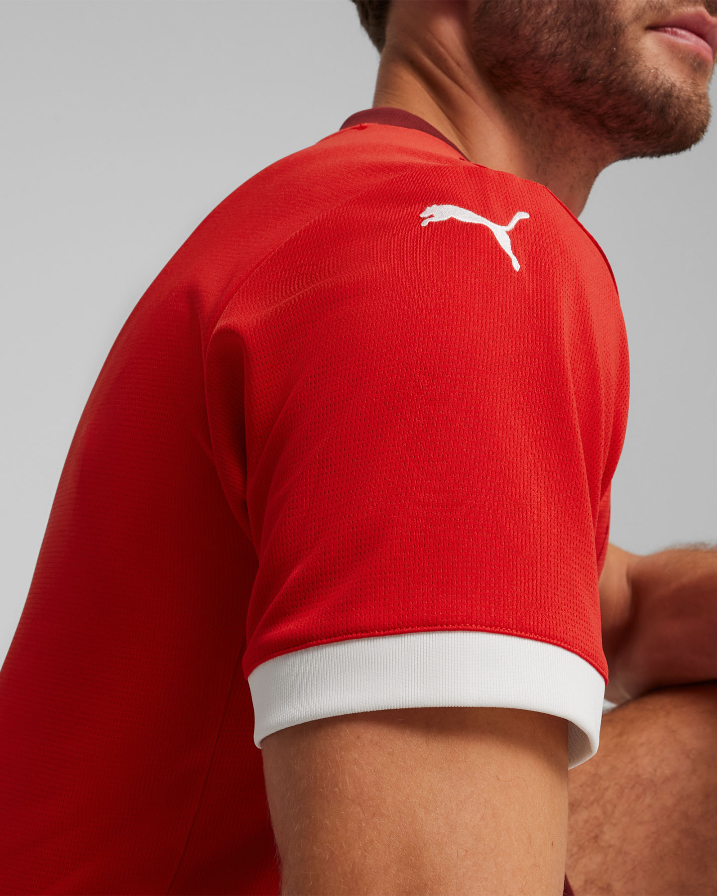 Maglia calcio ufficiale PUMA SVIZZERA HOME 24 M - Rosso - 5 | Cisalfa Sport