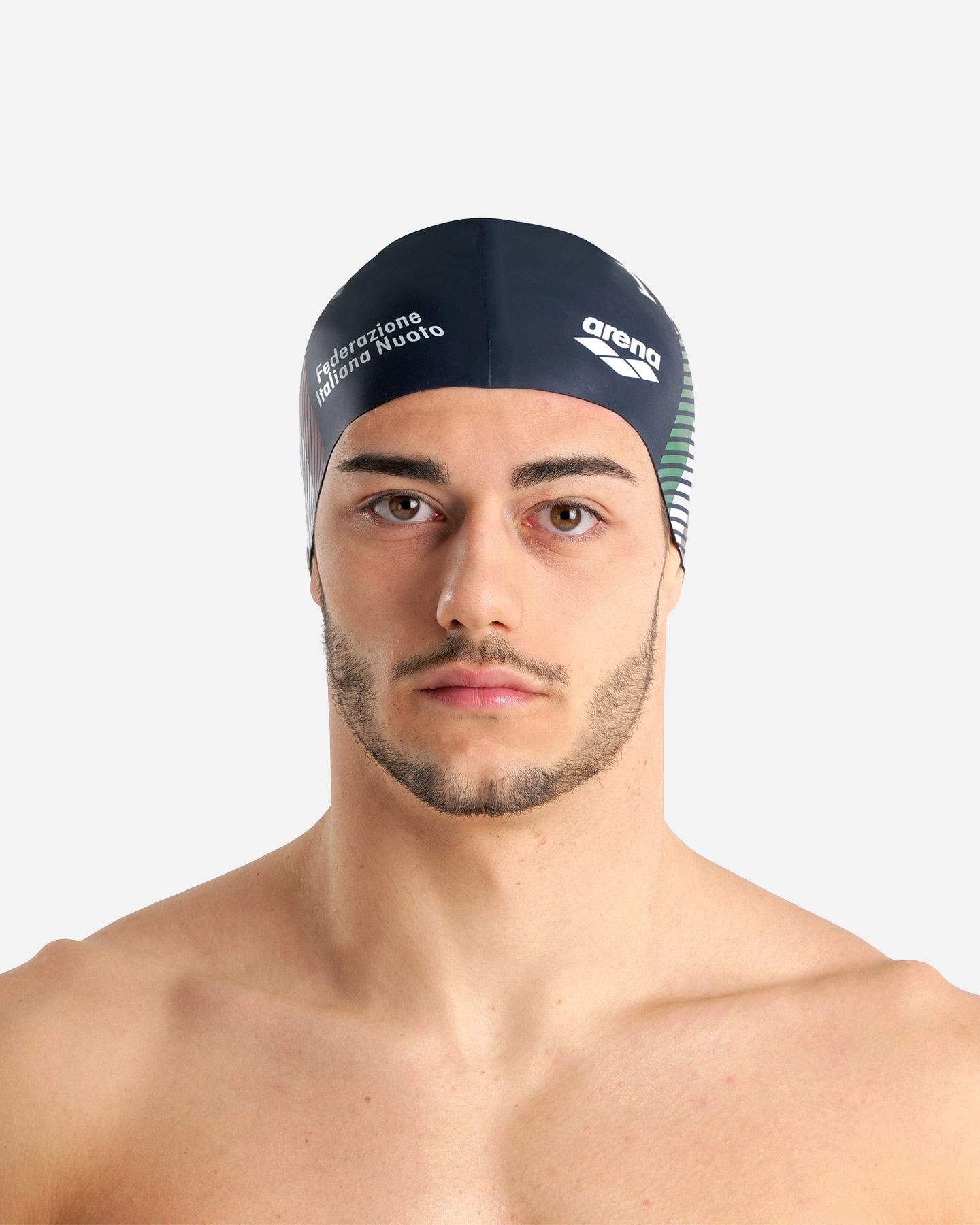 Cuffia piscina ARENA FIN SILICONE  - Blu Navy - 4 | Cisalfa Sport