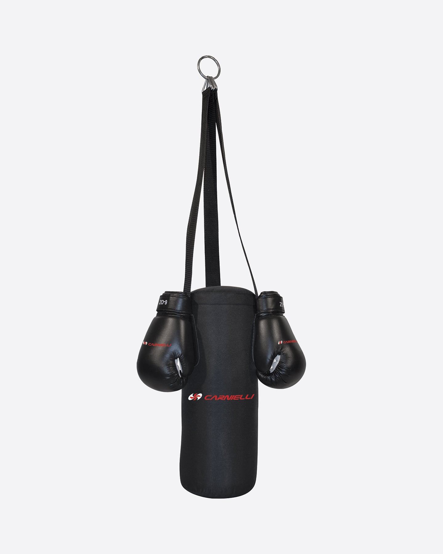 Carnielli Set Sacco Boxe 5 Kg+guanti Jr - Sacco Boxe - Nero
