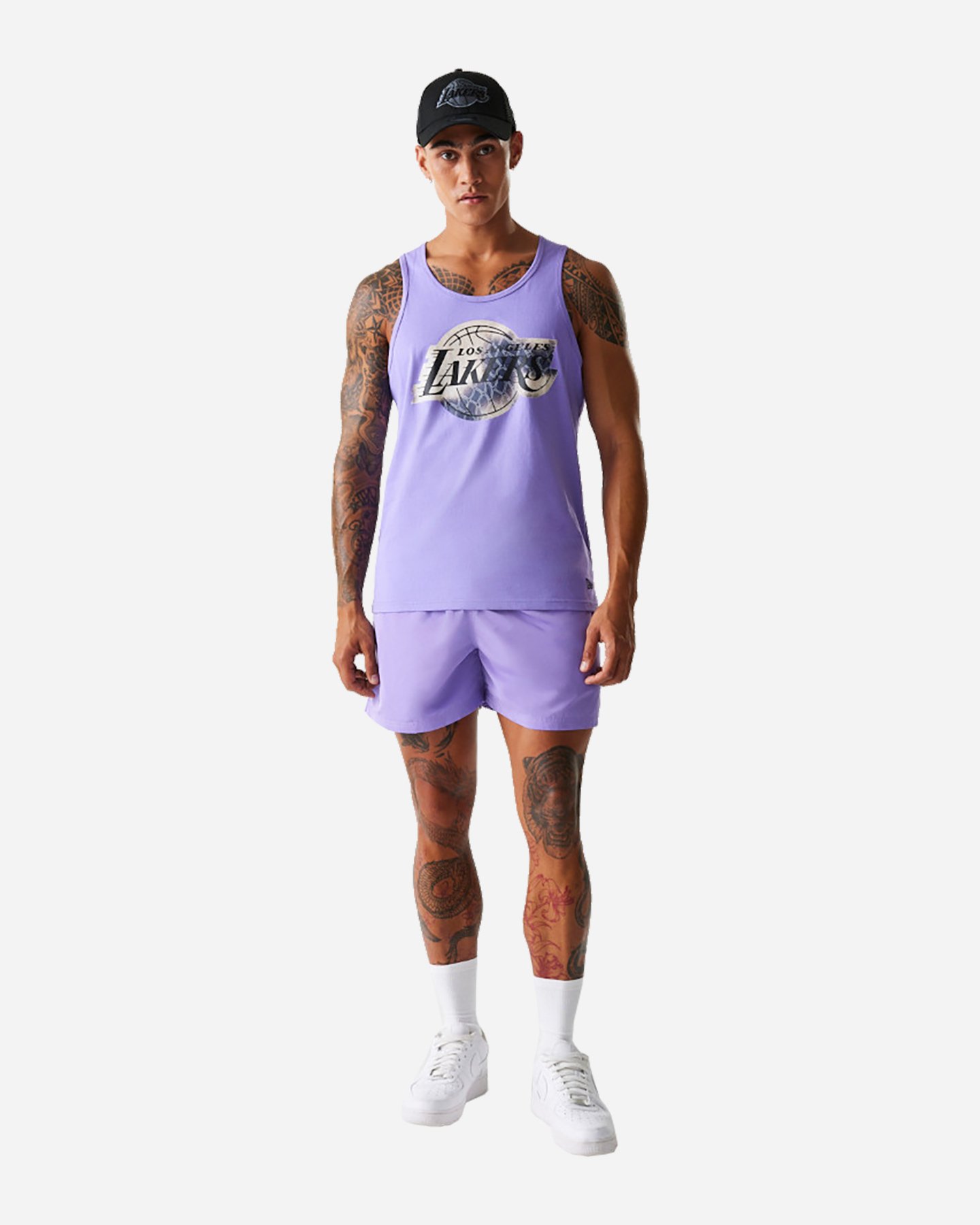 Canotta basket NEW ERA INFILL LAKERS M - Viola - 2 | Cisalfa Sport