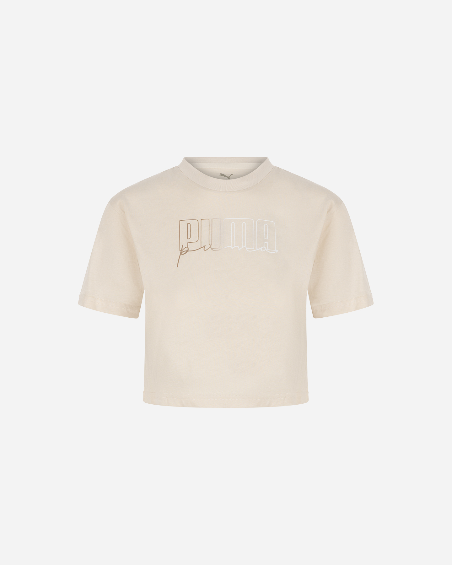 T-shirt PUMA CROP JR - Beige - 0 | Cisalfa Sport