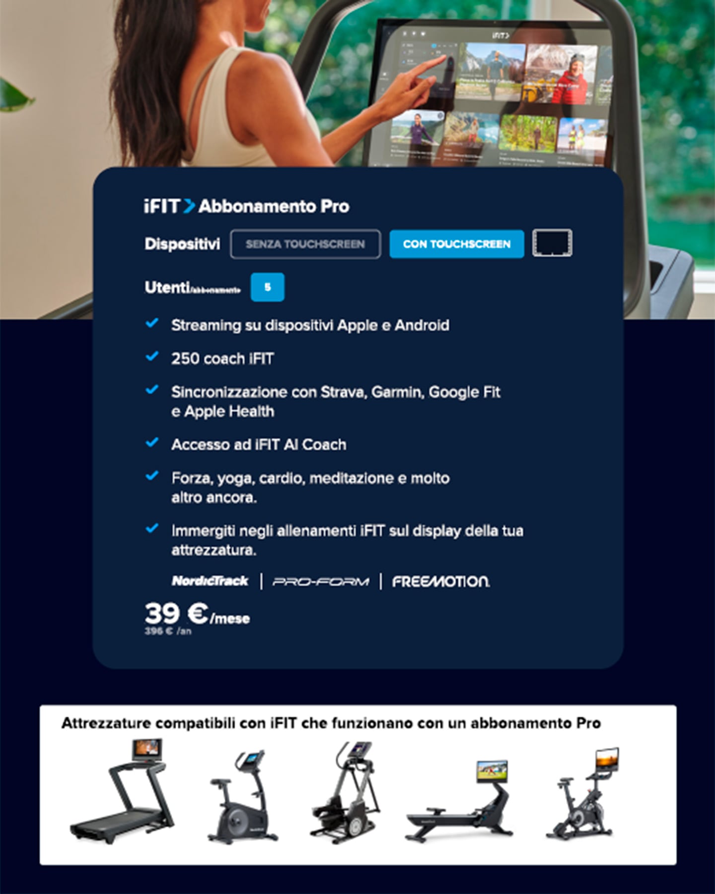 Nordictrack Abbonamento Ifit One Year Pro - Abbonamento
