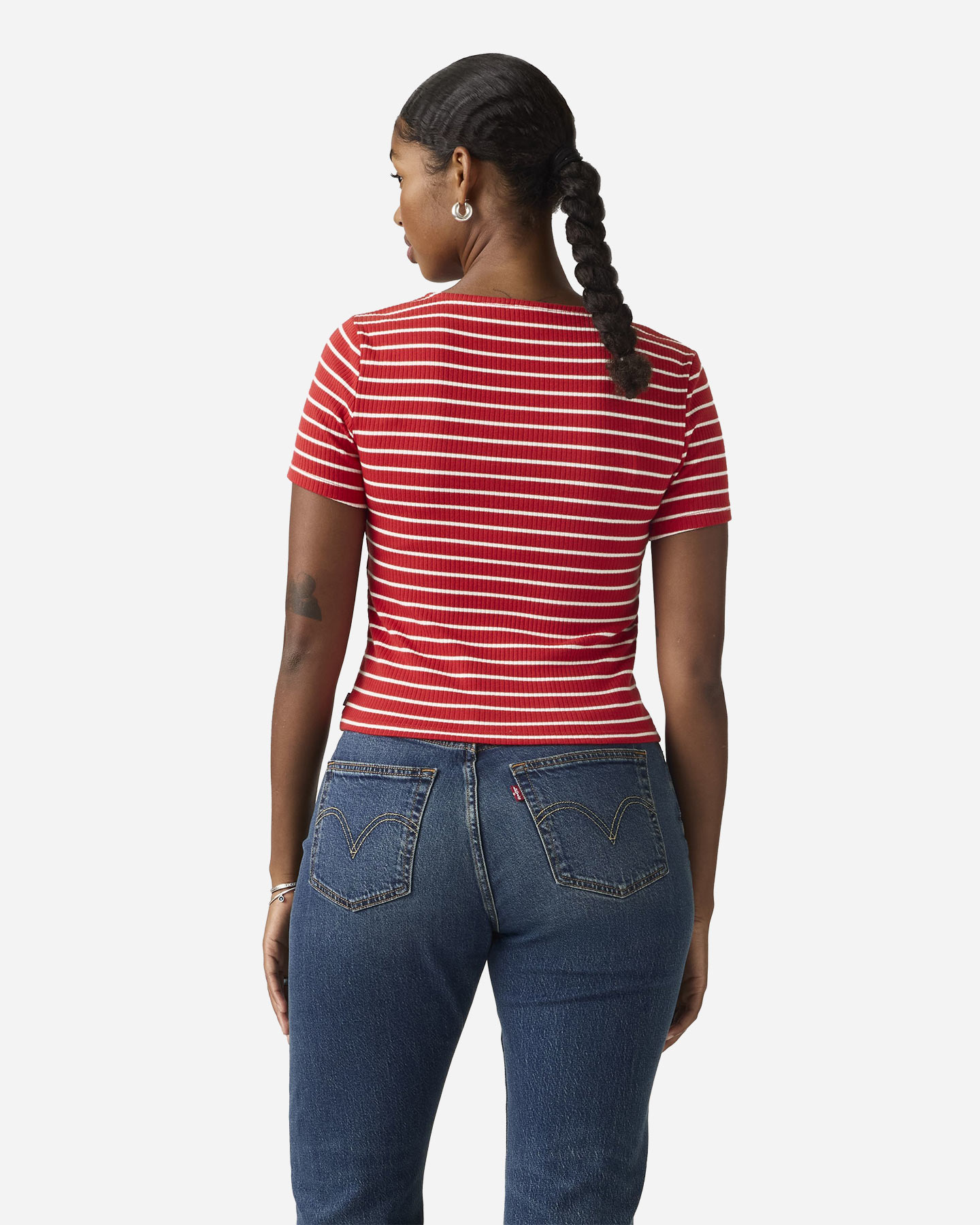 T-shirt LEVI'S SERAFINO STRIPE W  - Rosso - 1 | Cisalfa Sport