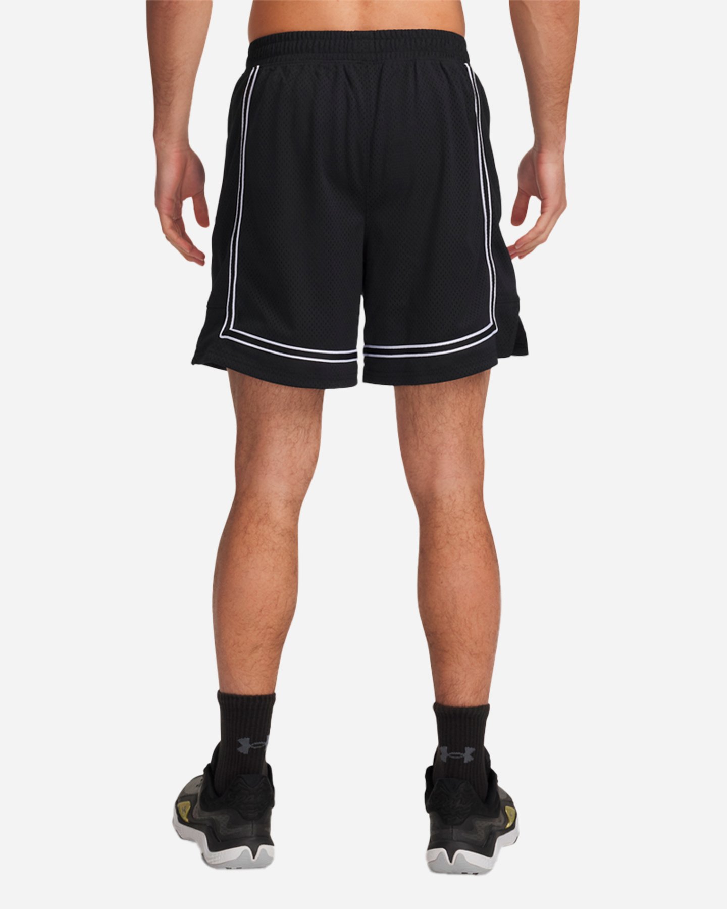 Pantaloncini basket UNDER ARMOUR COURT M - Nero - 3 | Cisalfa Sport