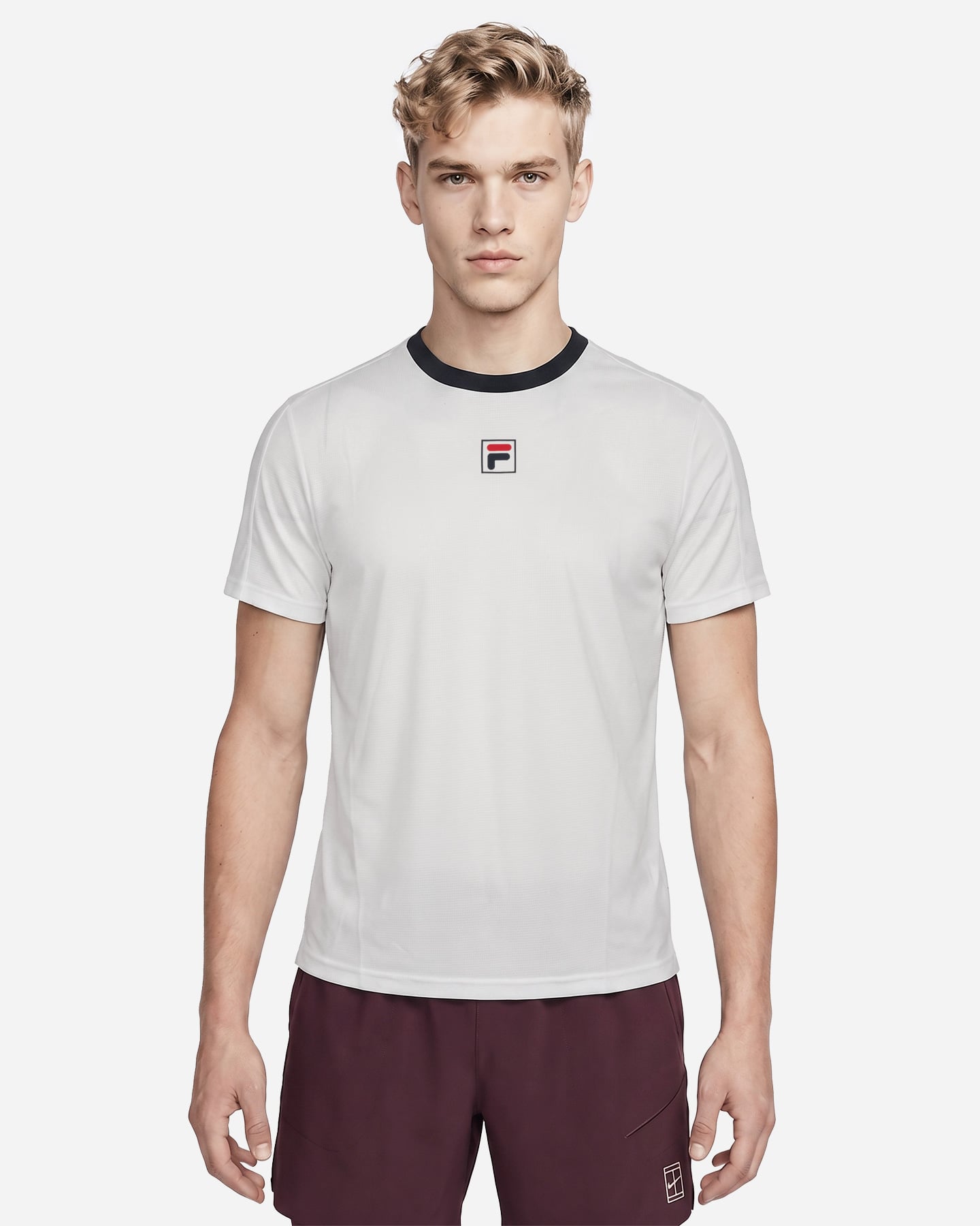 T-shirt tennis FILA COURT LEGACY M - Bianco - 2 | Cisalfa Sport