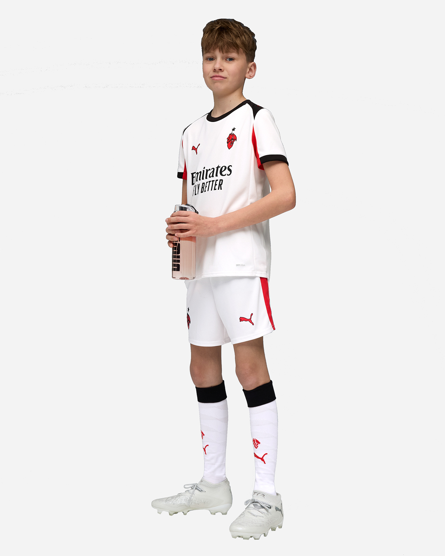 Pantaloncini calcio ufficiali PUMA MILAN HOME REPLICA 25-26 JR - Nero - 4 | Cisalfa Sport