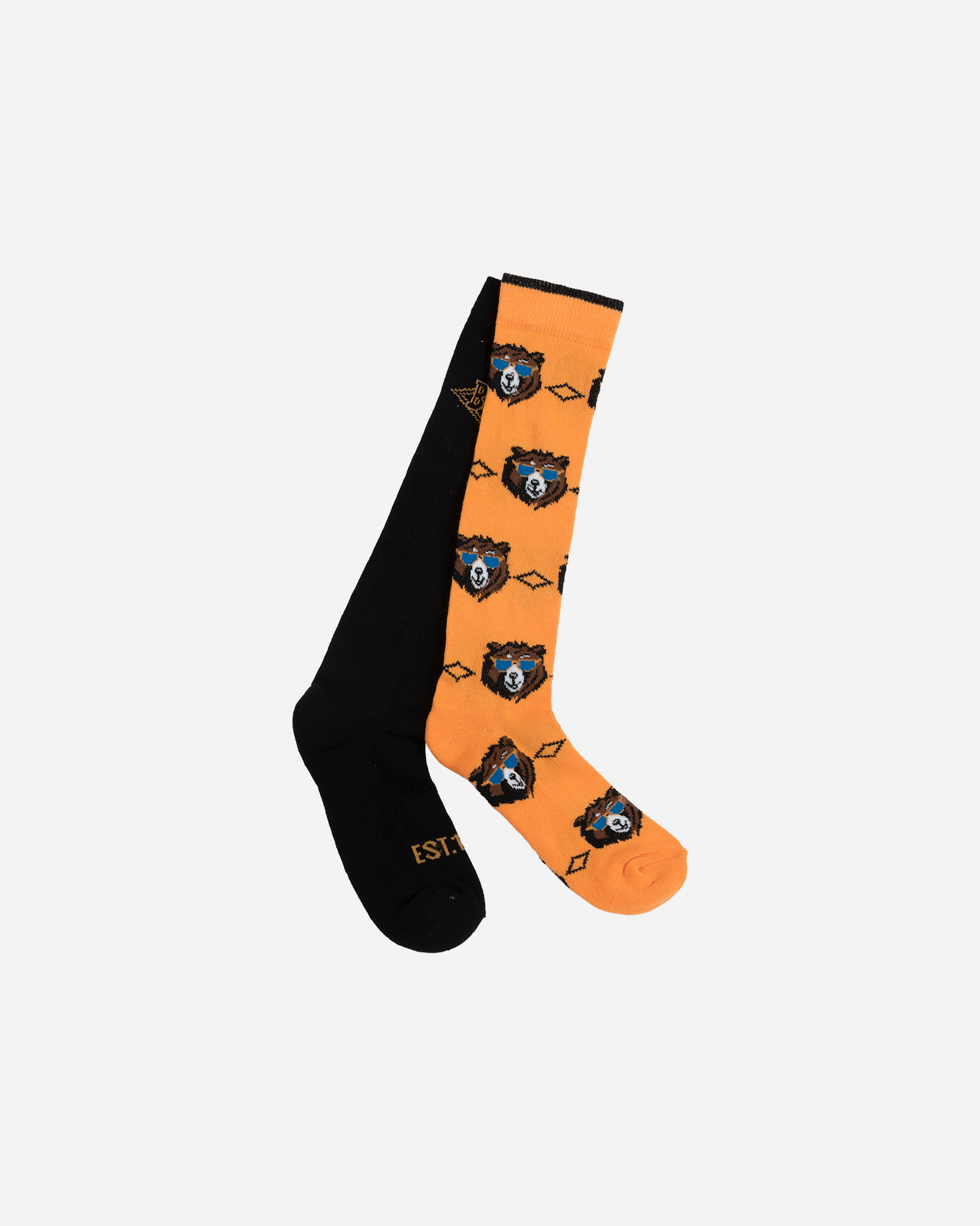 Calze BEAR 2PACK LOGO JR - Giallo - 0 | Cisalfa Sport