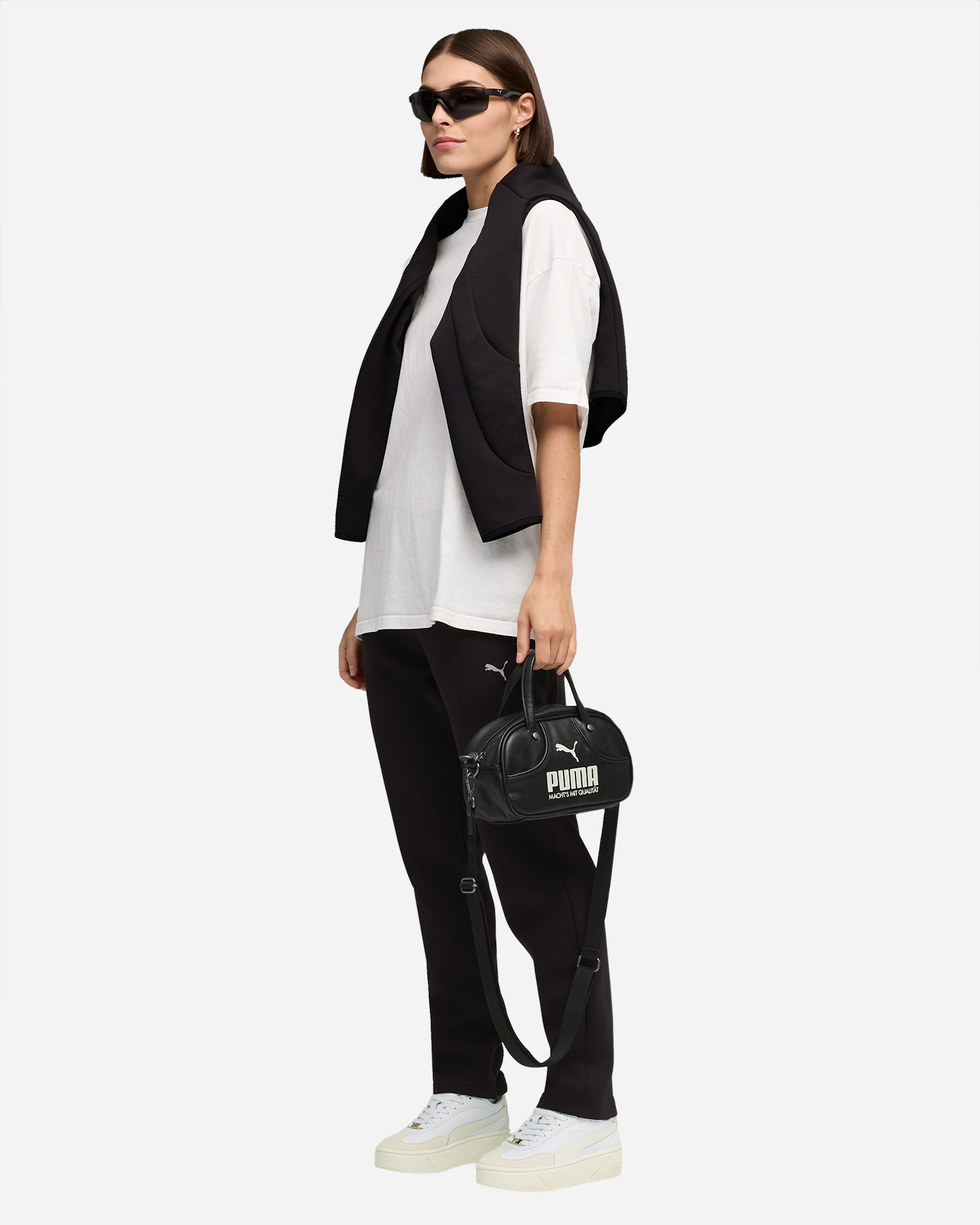Pantalone PUMA EVOSTRIPE W - Nero - 4 | Cisalfa Sport