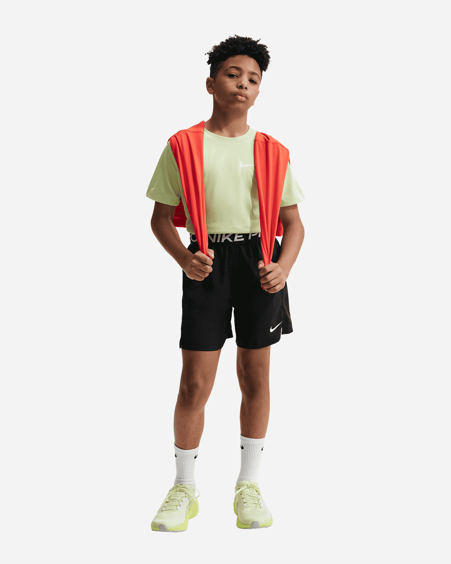 Pantaloncini NIKE DRIFIT PRO JR - Nero - 1 | Cisalfa Sport