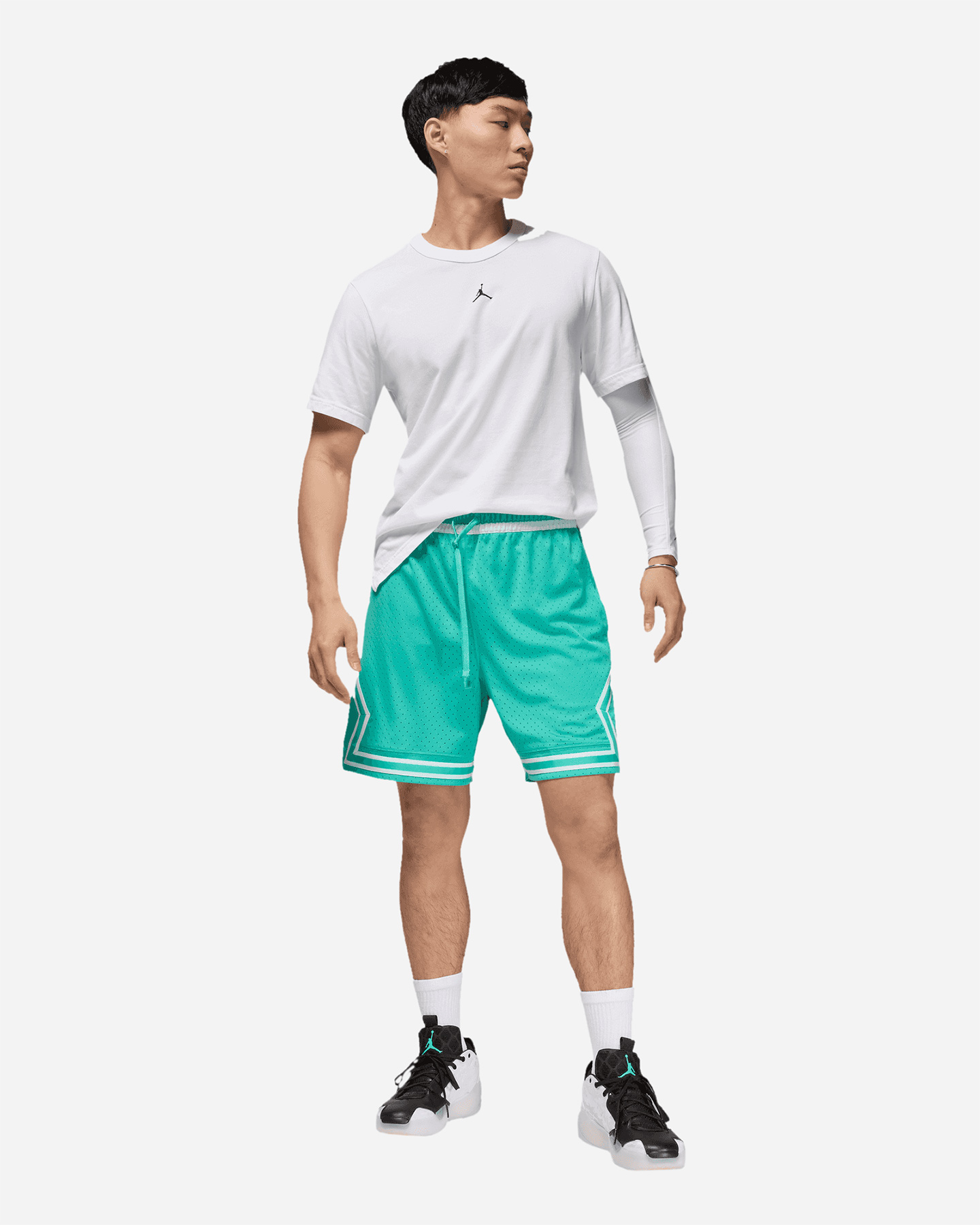 Pantaloncini basket NIKE JORDAN DRI FIT M - Azzurro - 5 | Cisalfa Sport