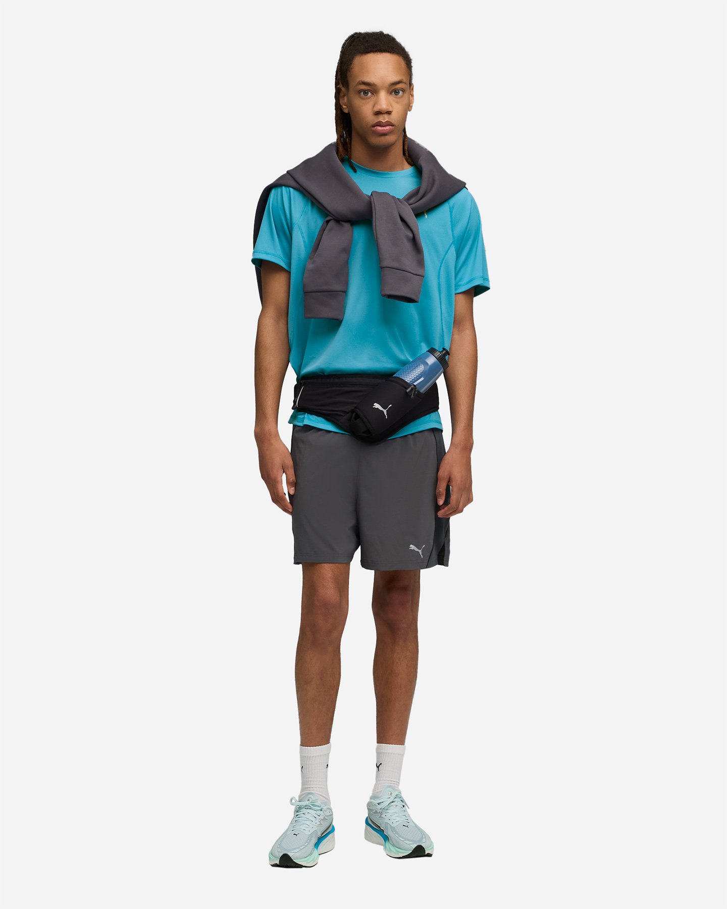 Short running PUMA RUN VELOCITY 5 M - Grigio - 4 | Cisalfa Sport