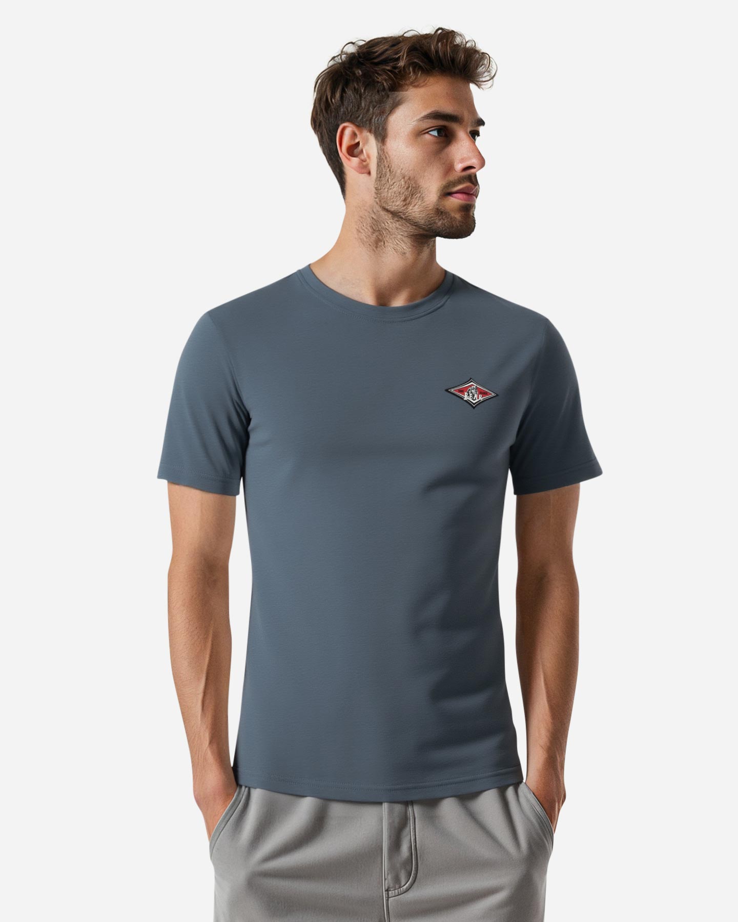 T-shirt BEAR ICONIC SMALL LOGO M - Azzurro - 3 | Cisalfa Sport