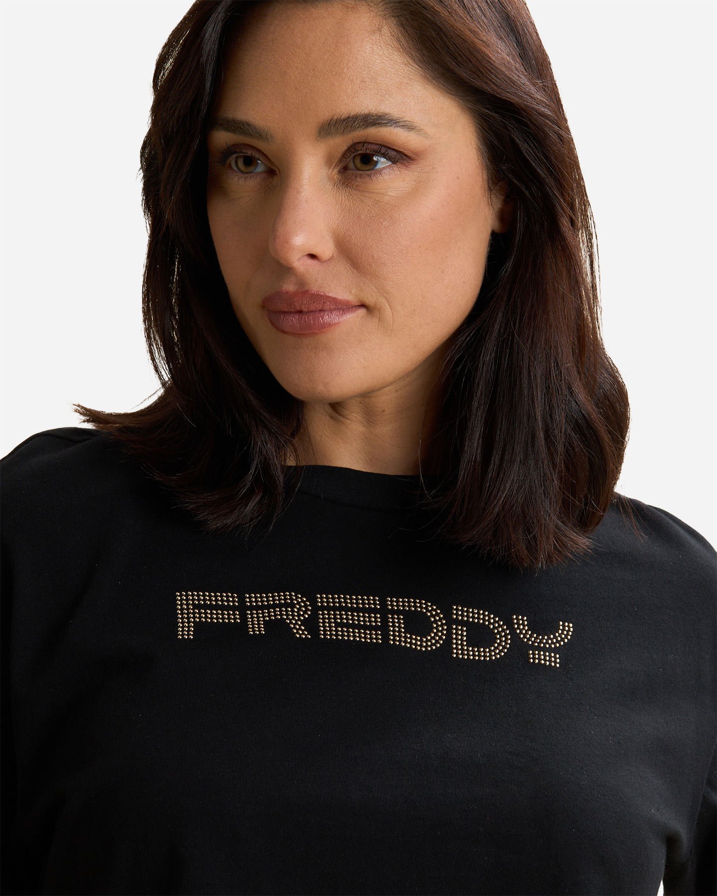 T-shirt FREDDY CROP W - Nero - 5 | Cisalfa Sport