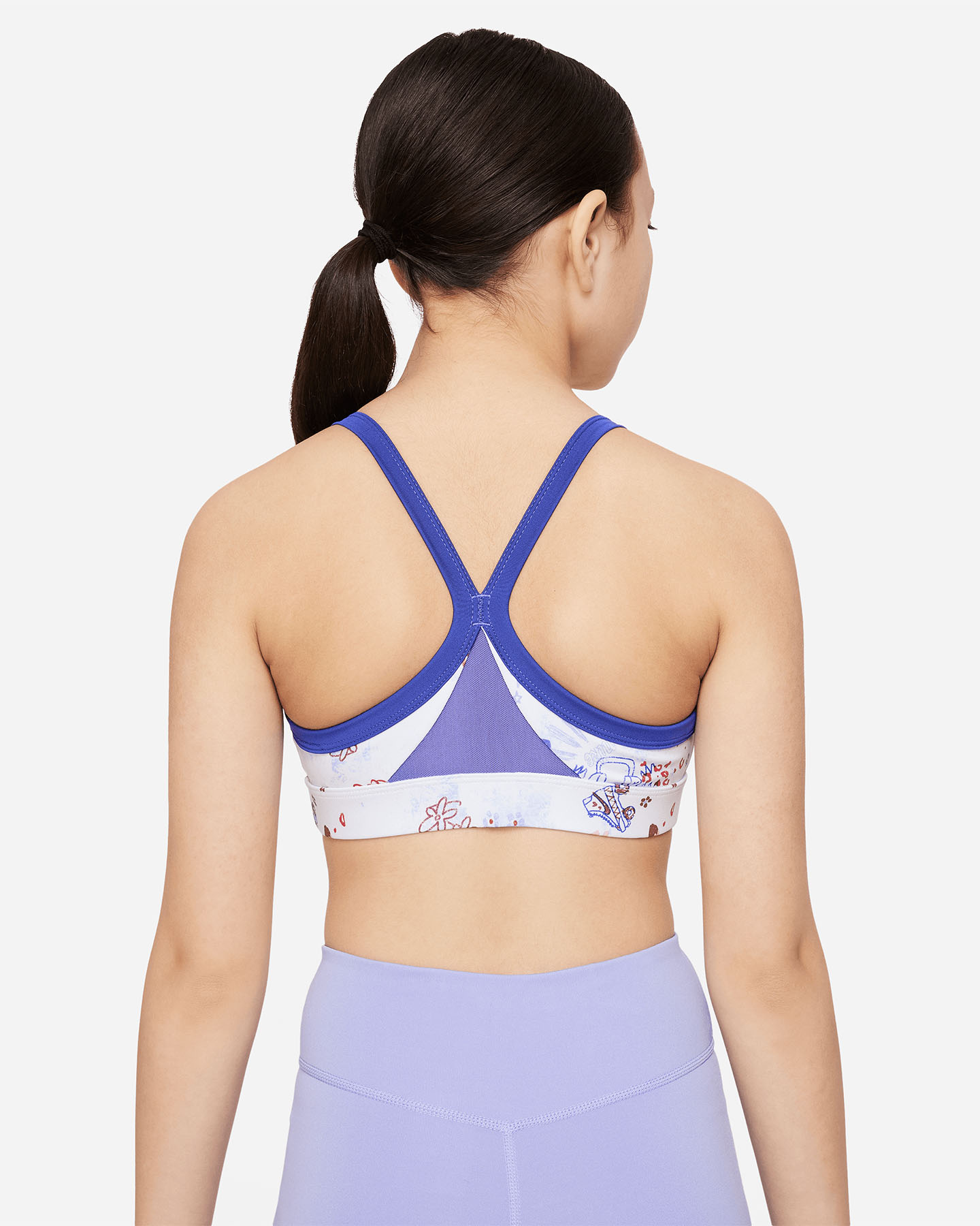 Canotta NIKE INDY AOP JR - Viola - 1 | Cisalfa Sport