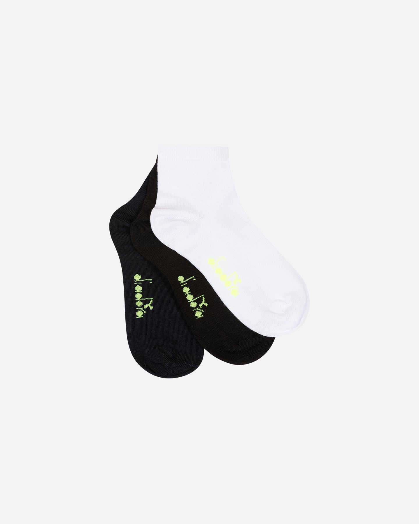 Calze DIADORA QUARTER 3PACK JR - Bianco - 0 | Cisalfa Sport