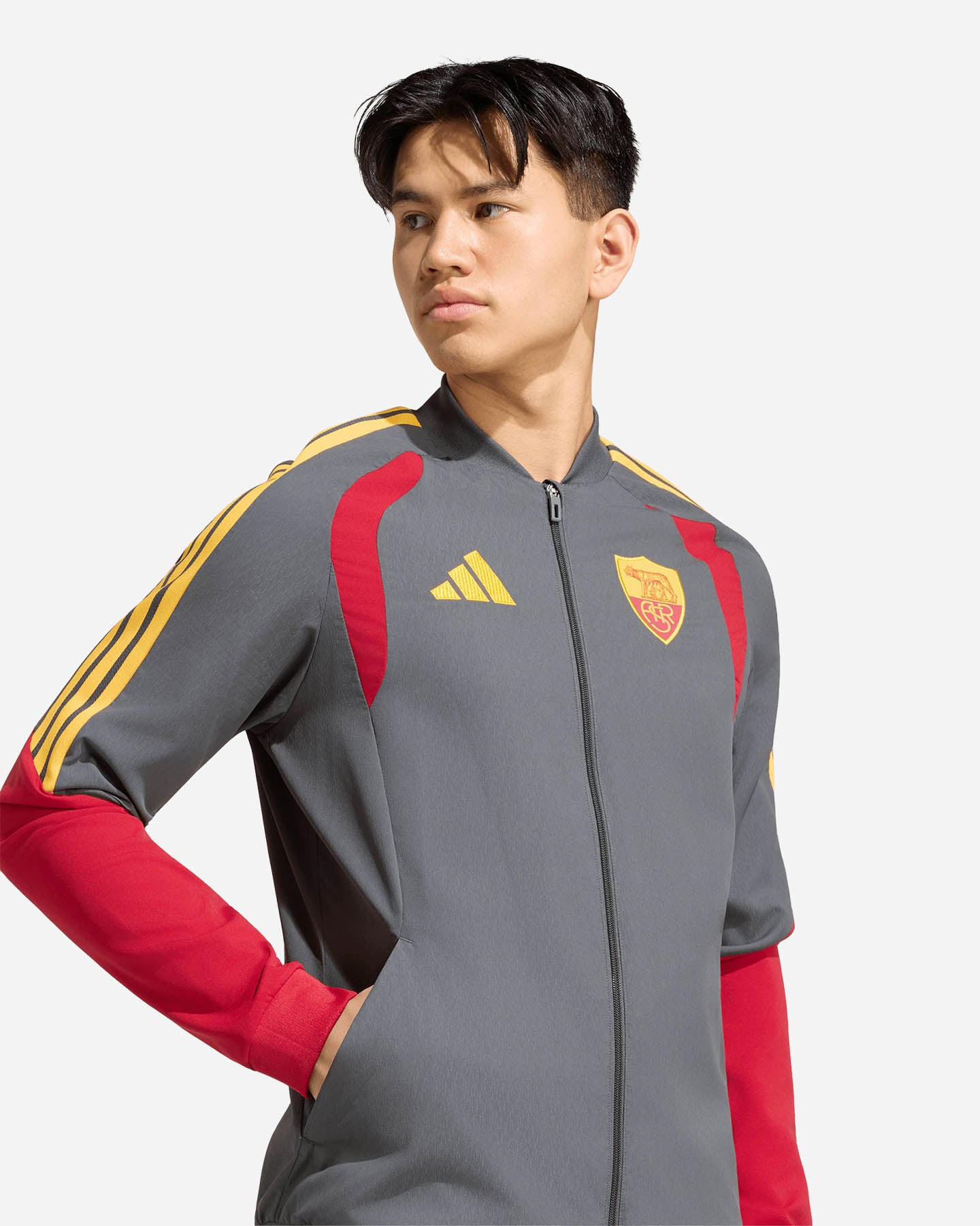 Abbigliamento calcio ufficiale ADIDAS AS ROMA TIRO26 COMPETITION 26-27 PREMATCH M - Color mix - 4 | Cisalfa Sport