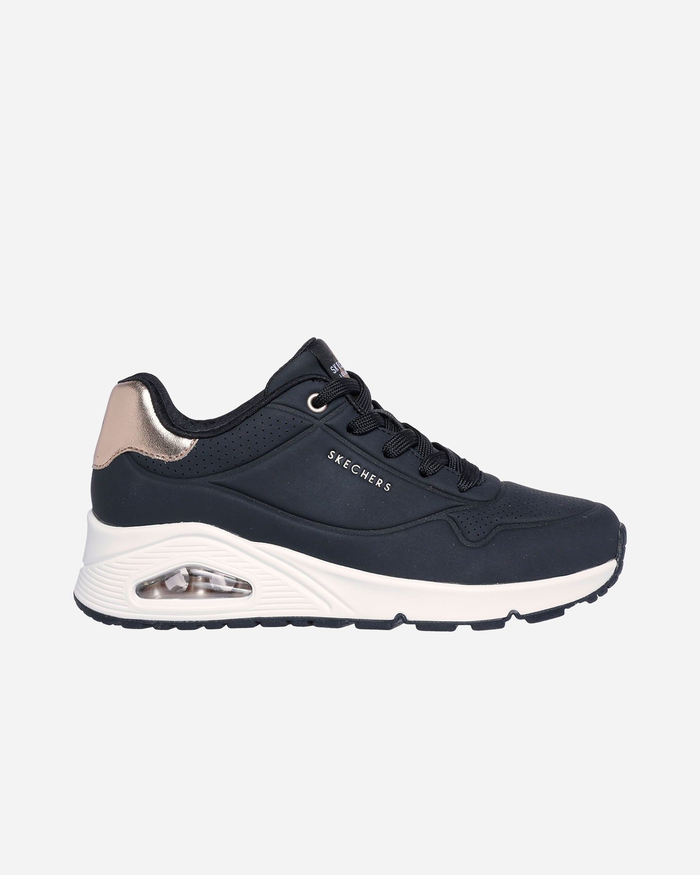 Scarpe sneakers SKECHERS UNO GOLDEN AIR W - Nero - 0 | Cisalfa Sport