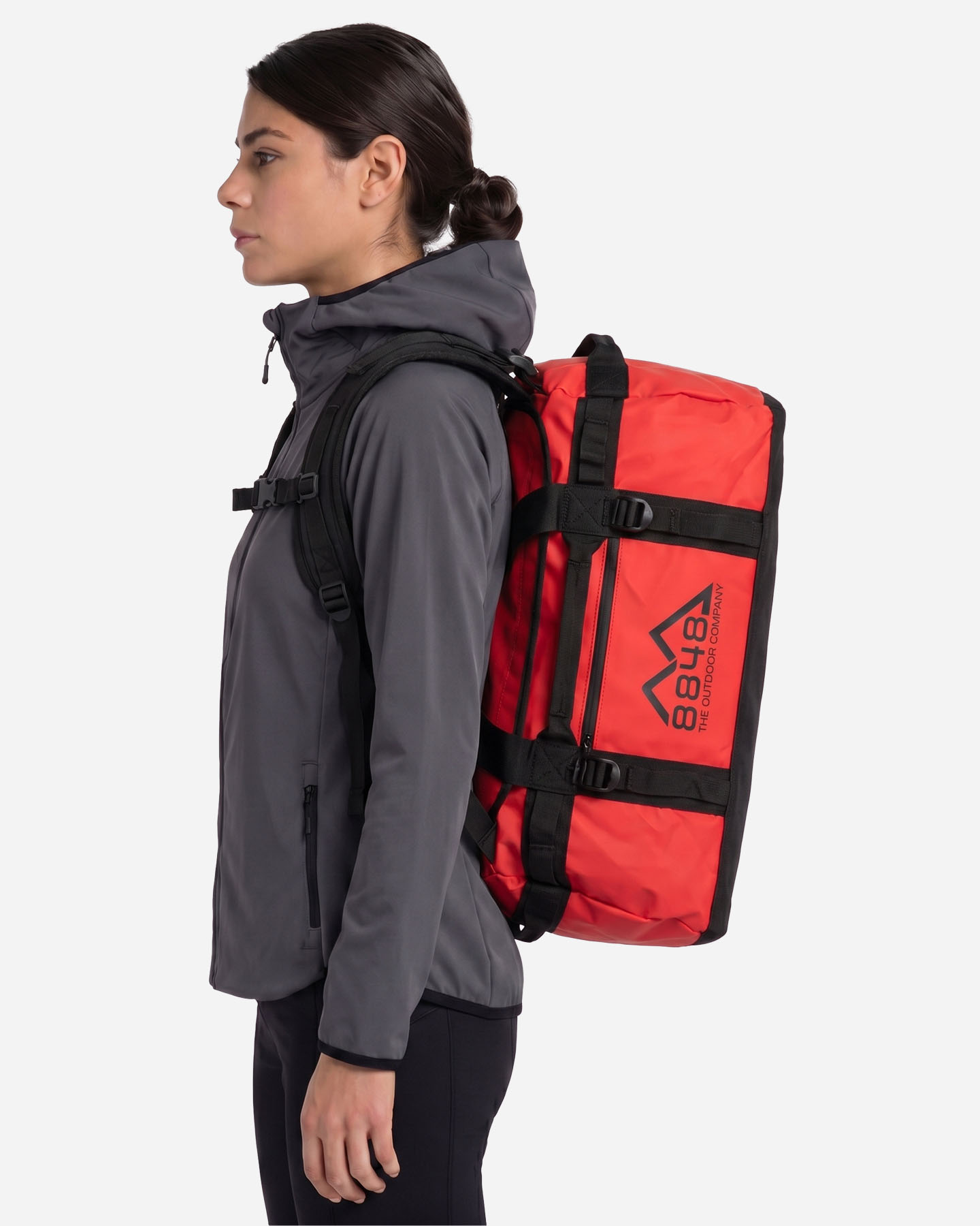 Borsa viaggio 8848 TRAVEL M 50L - Rosso - 2 | Cisalfa Sport
